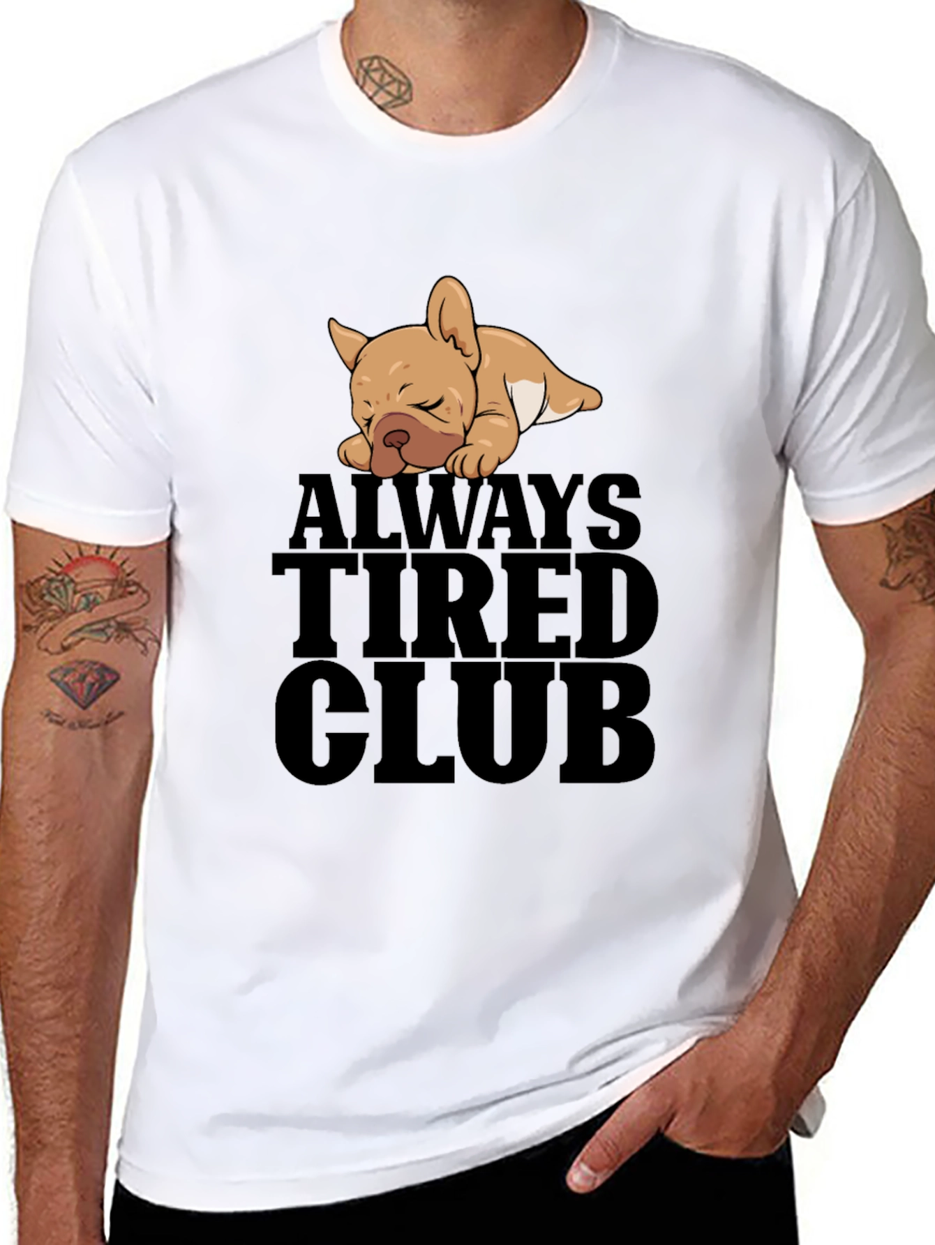 Always Tired Club Graphic T-Shirt