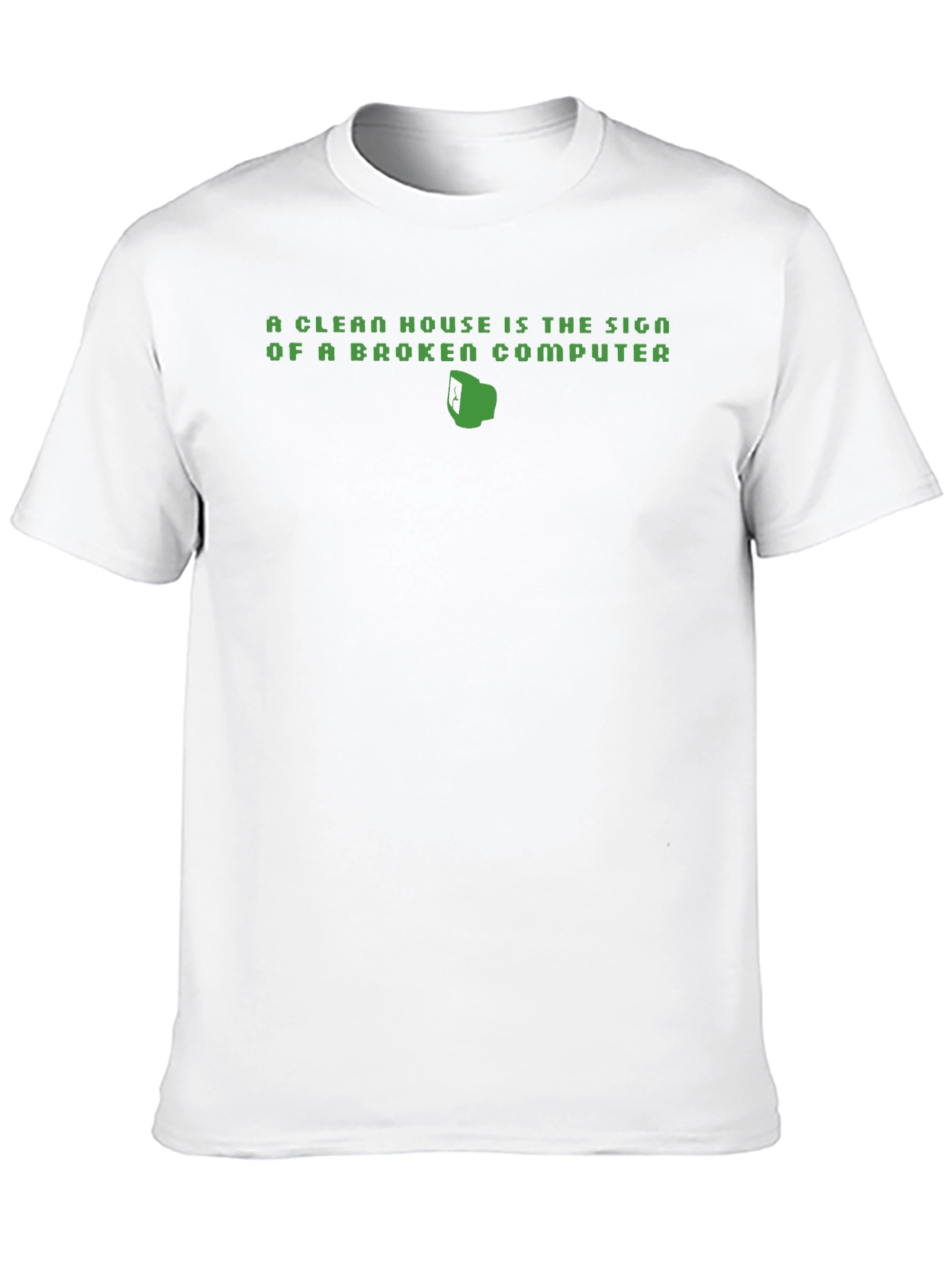 Broken Computer Humor Graphic Tee