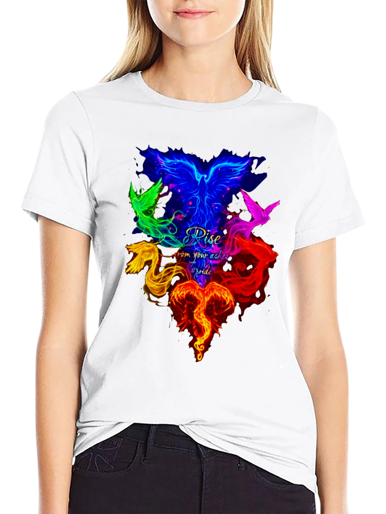 Rise From Your Ashes Pride Graphic Tee