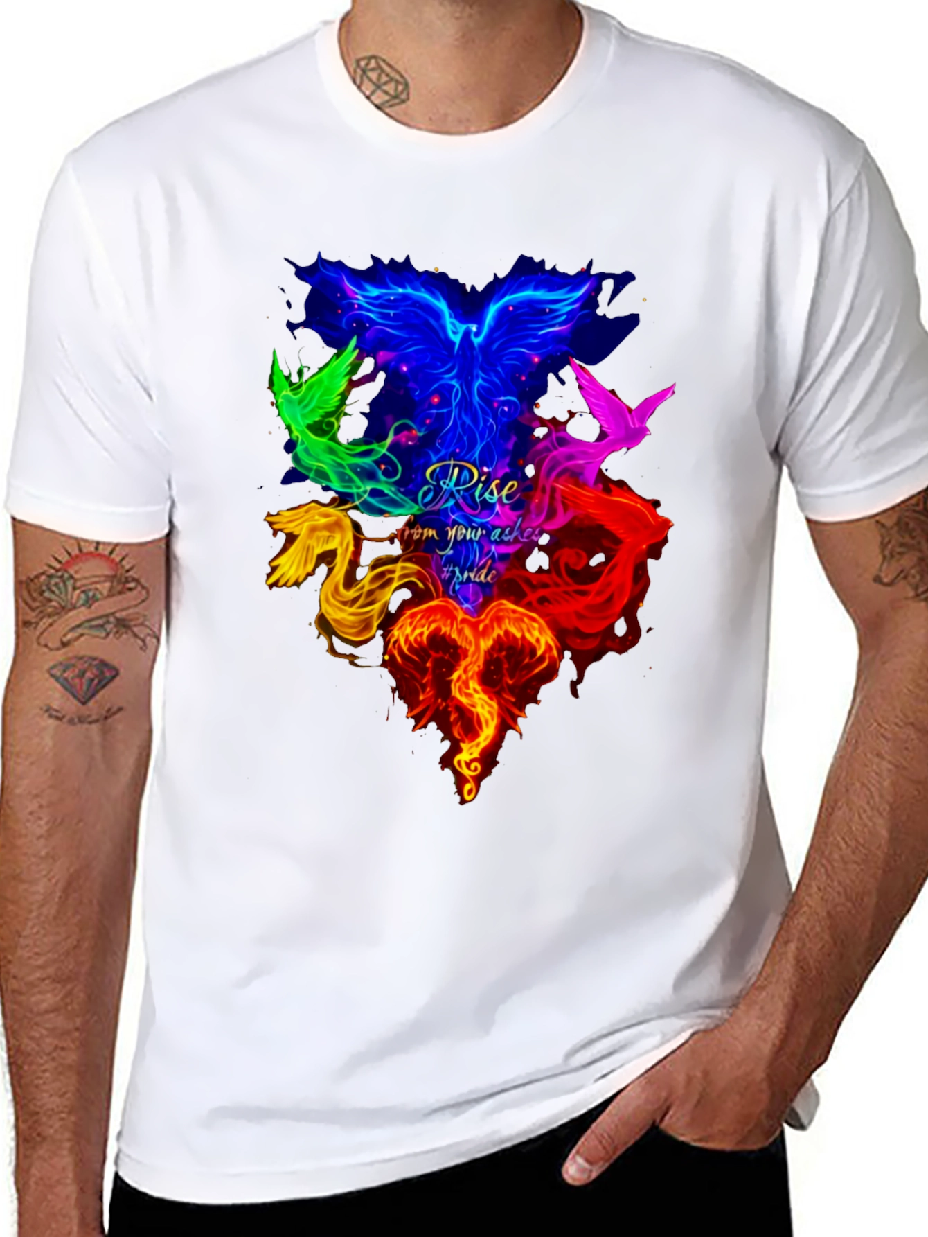 Rise From Your Ashes Pride Graphic Tee