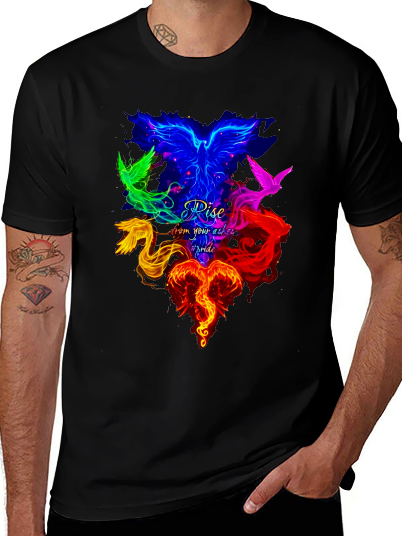 Rise From Your Ashes Pride Graphic Tee