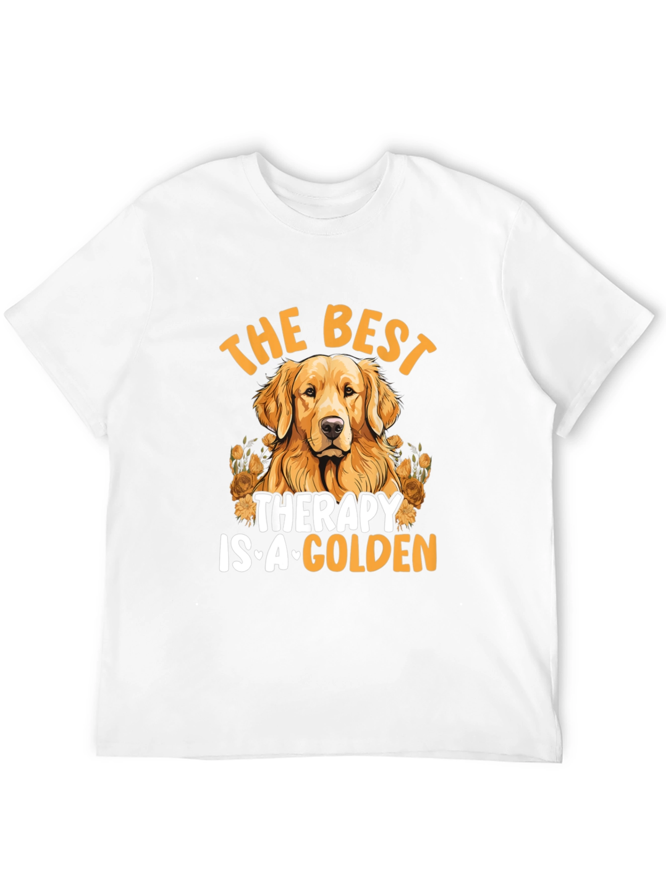 Best Therapy Golden Dog Graphic Tee