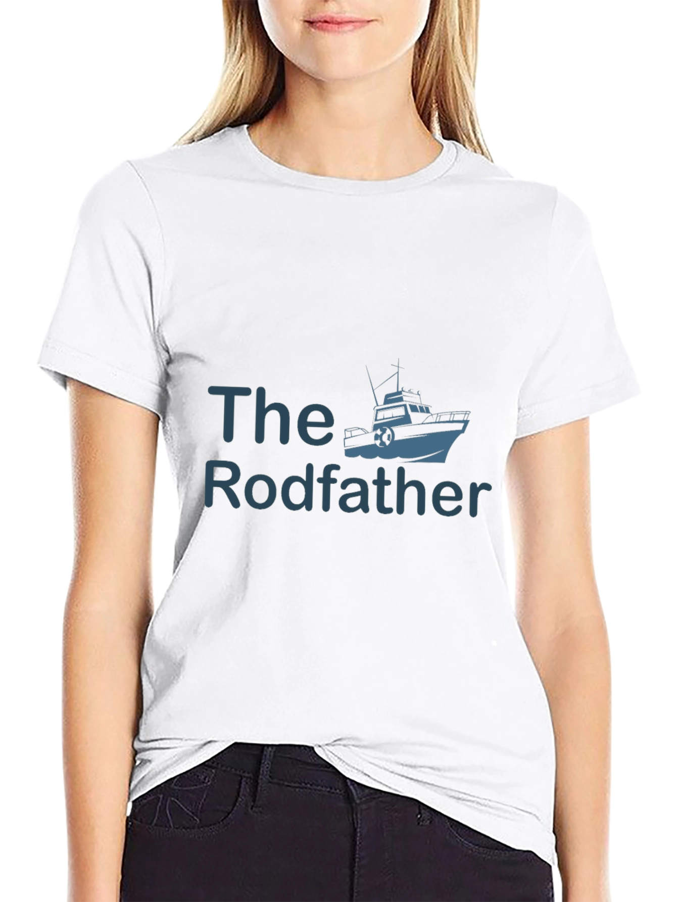 The Rodfather T-Shirt - Fishing Boat Graphic Tee