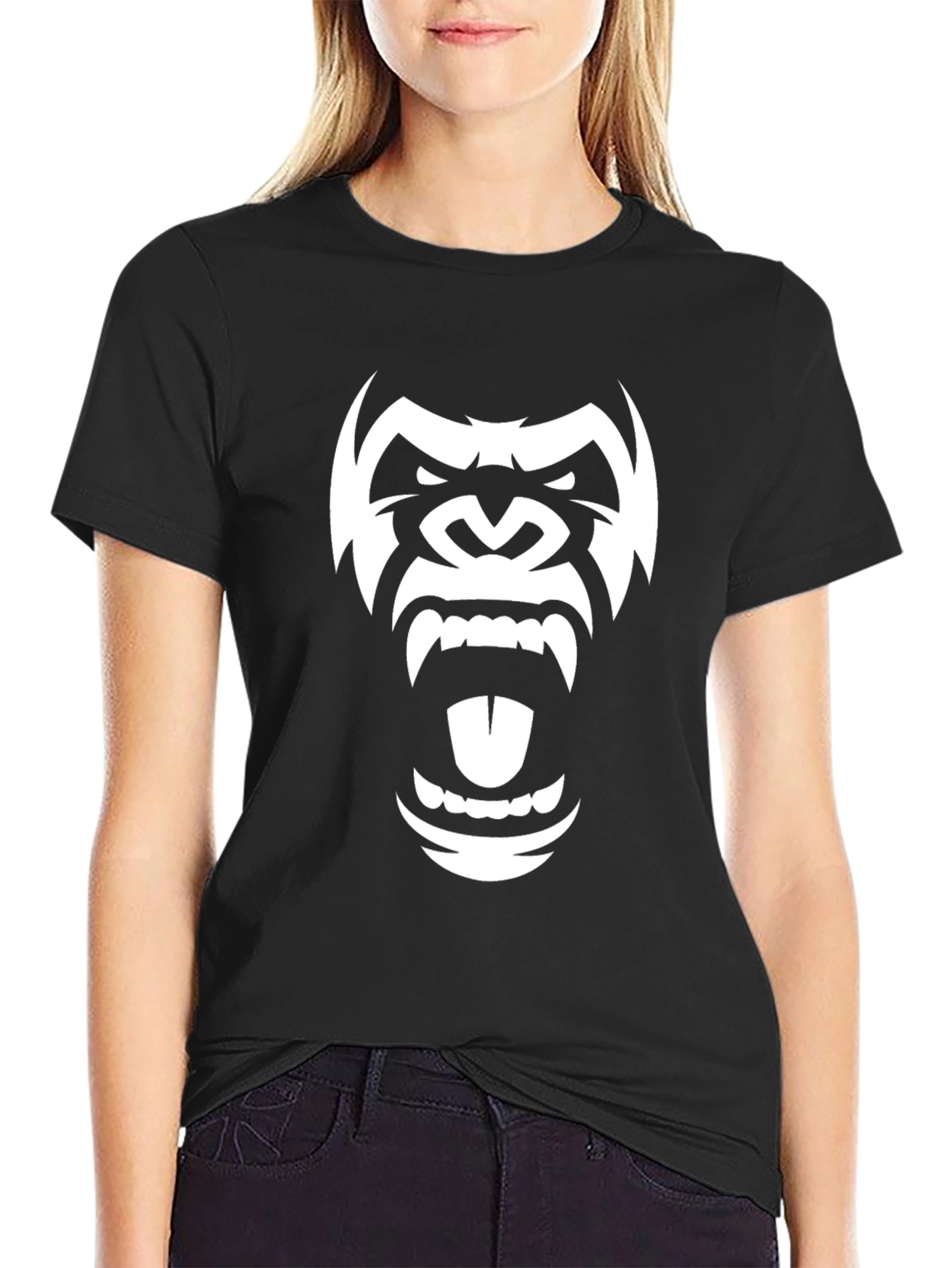 Black Gorilla Graphic T-Shirt