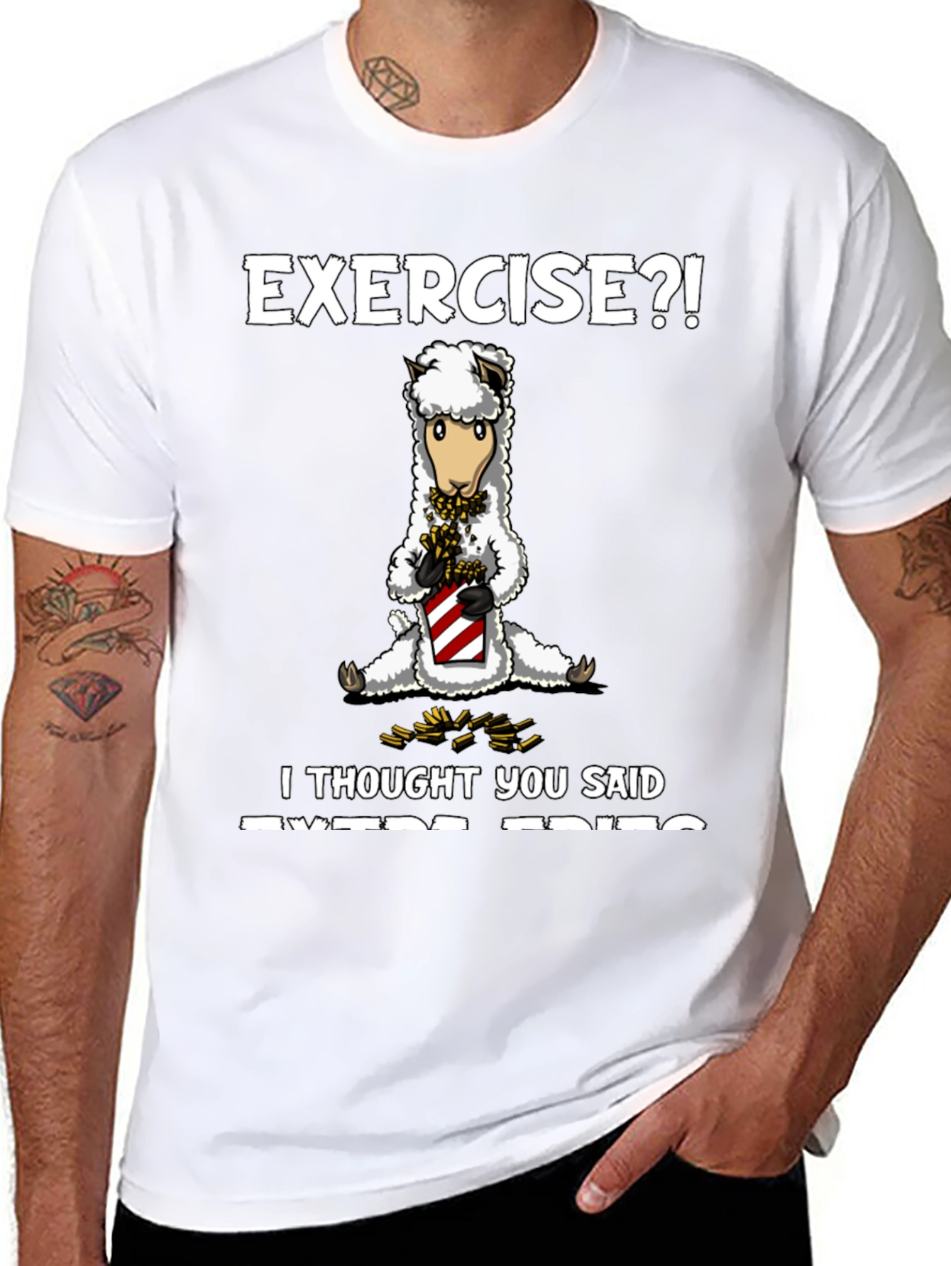 Extra Fries Alpaca T-Shirt
