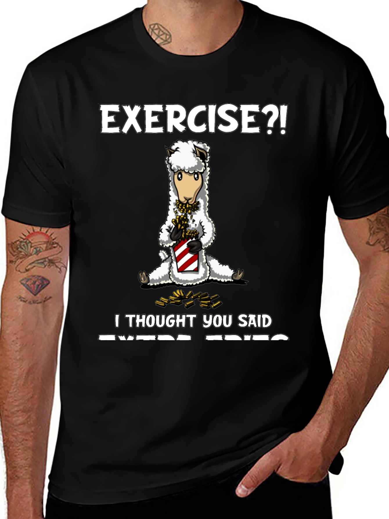 Extra Fries Alpaca T-Shirt