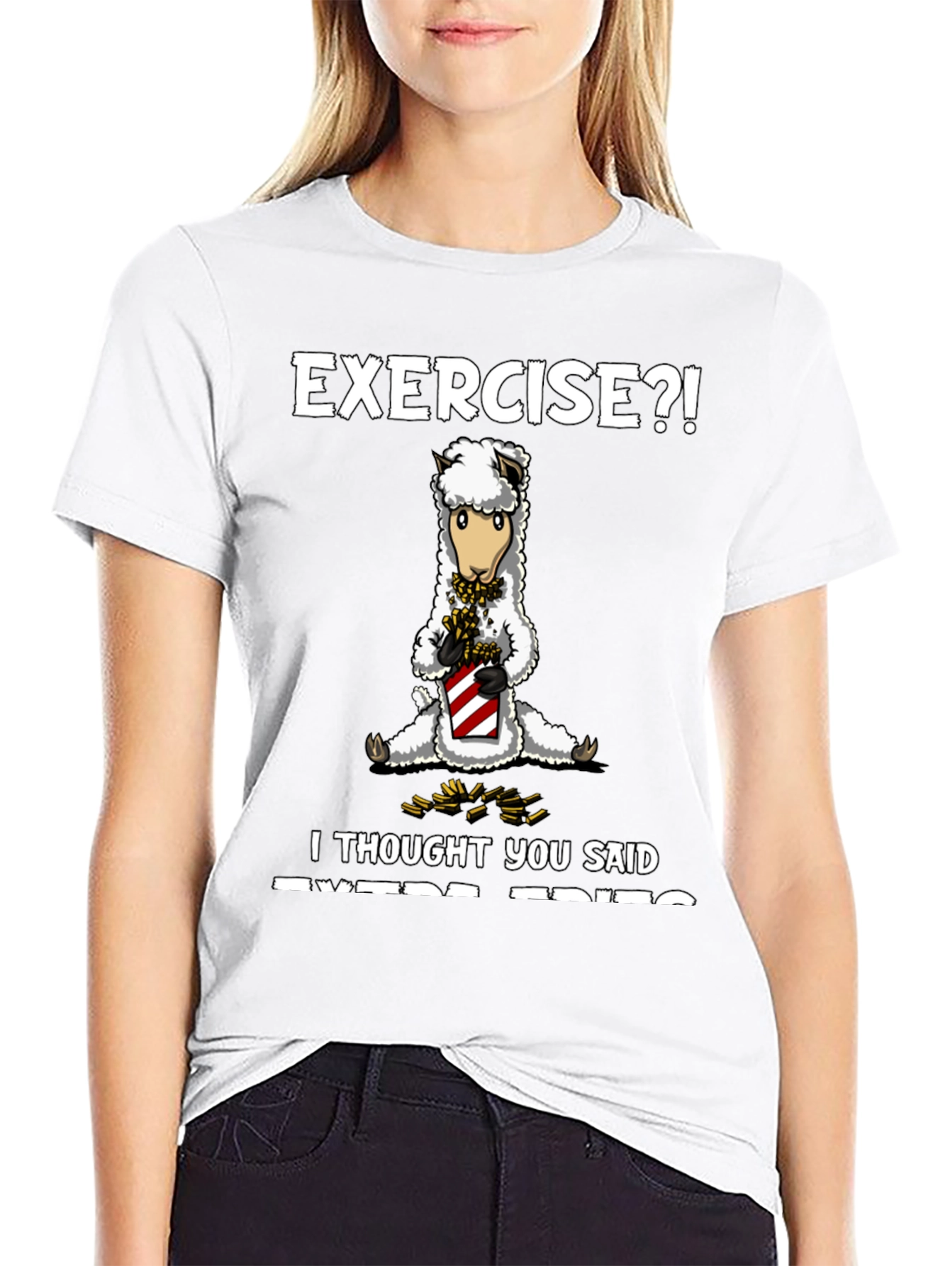 Extra Fries Alpaca T-Shirt