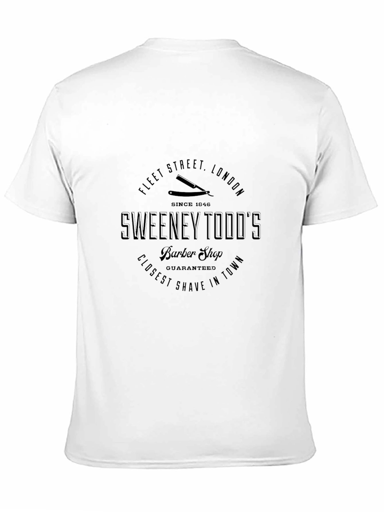 Sweeney Todds Barber Shop Black T-Shirt