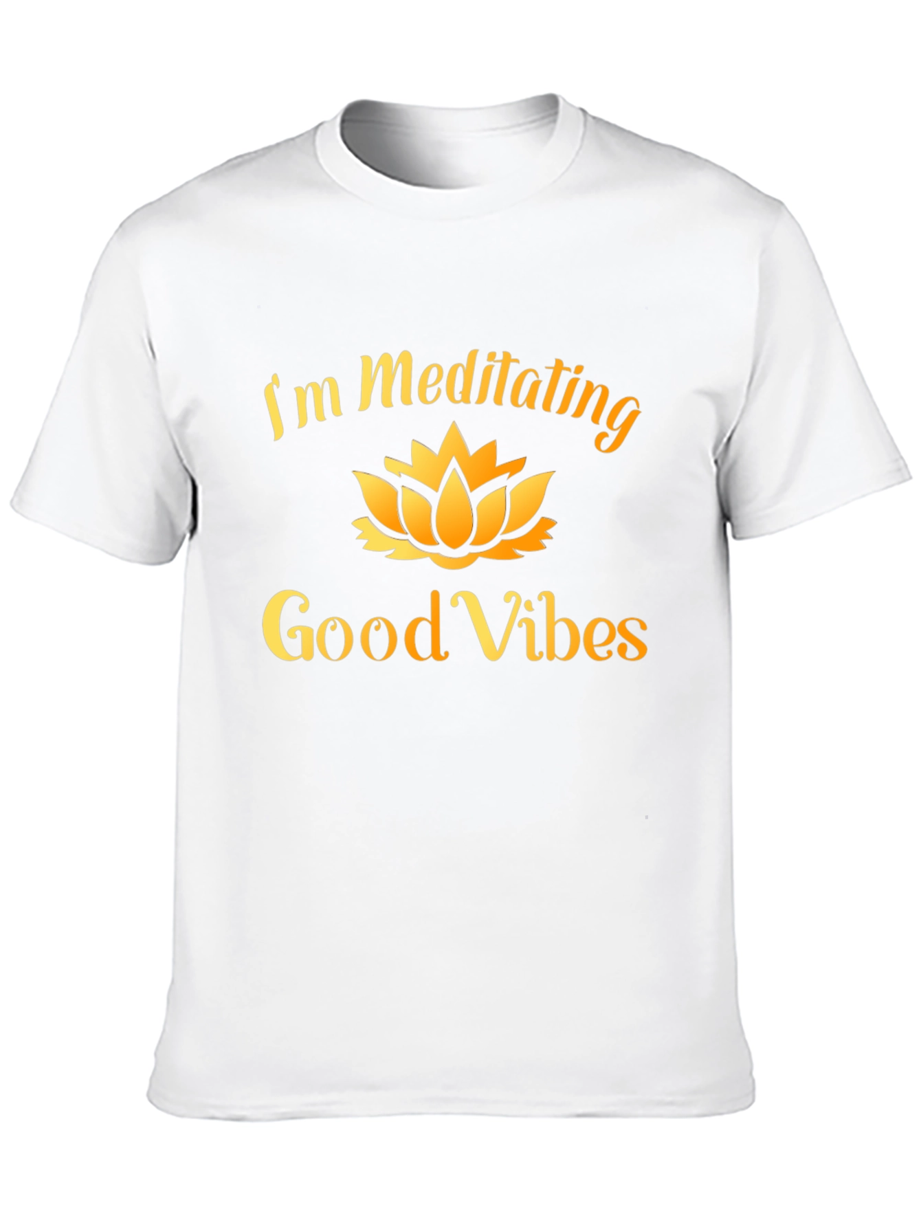 Meditating Good Vibes Graphic Tee