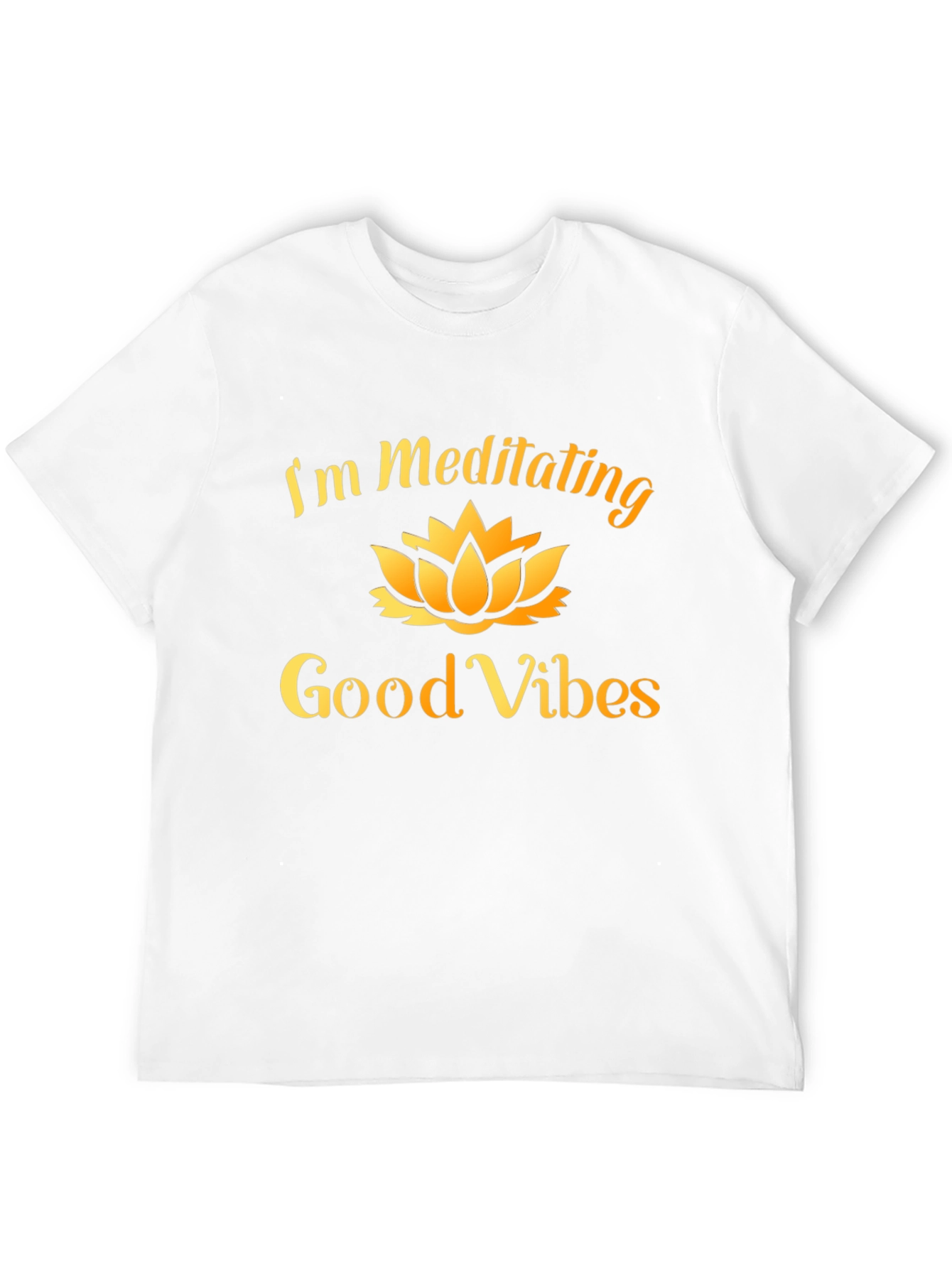 Meditating Good Vibes Graphic Tee