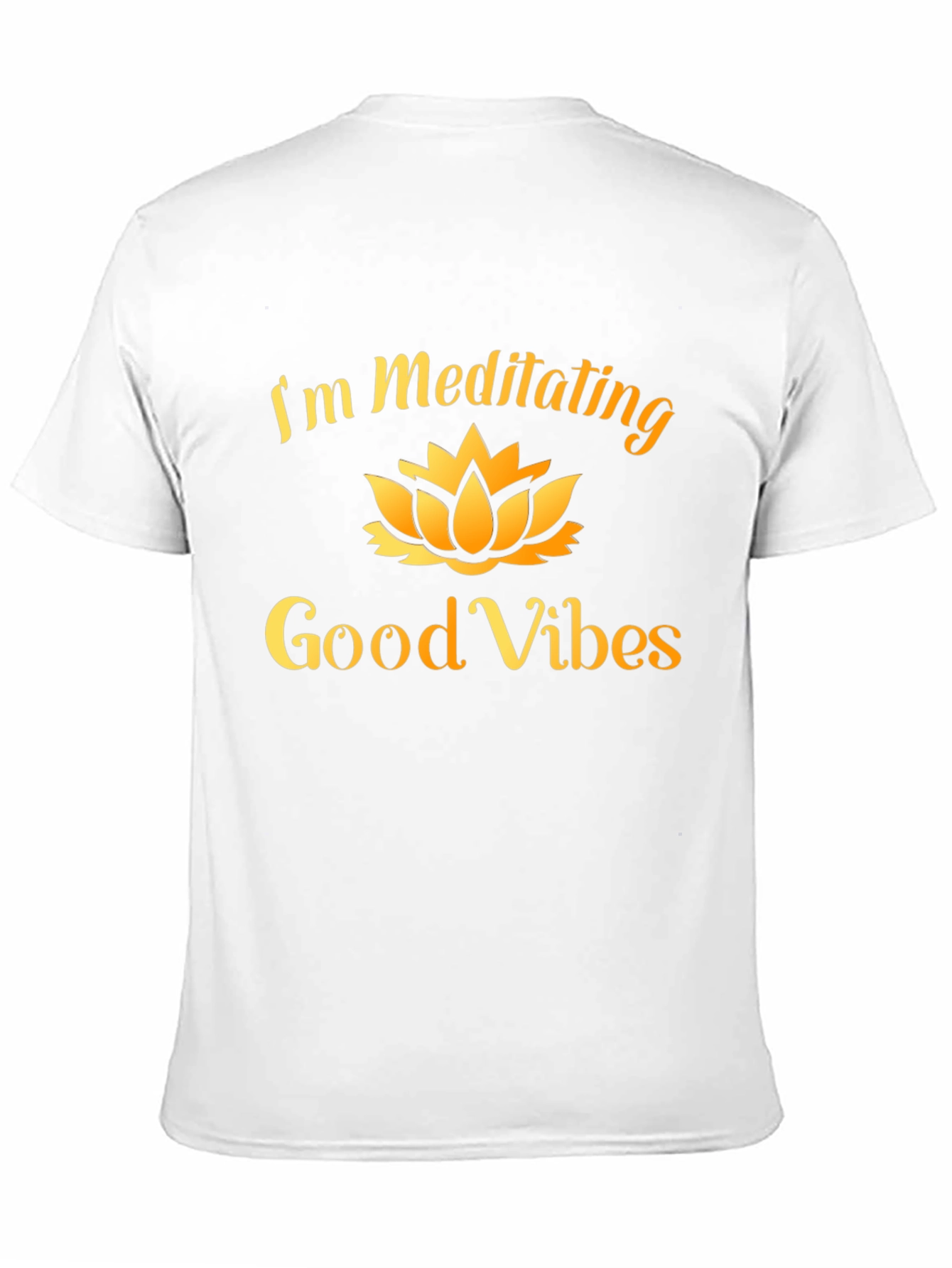 Meditating Good Vibes Graphic Tee