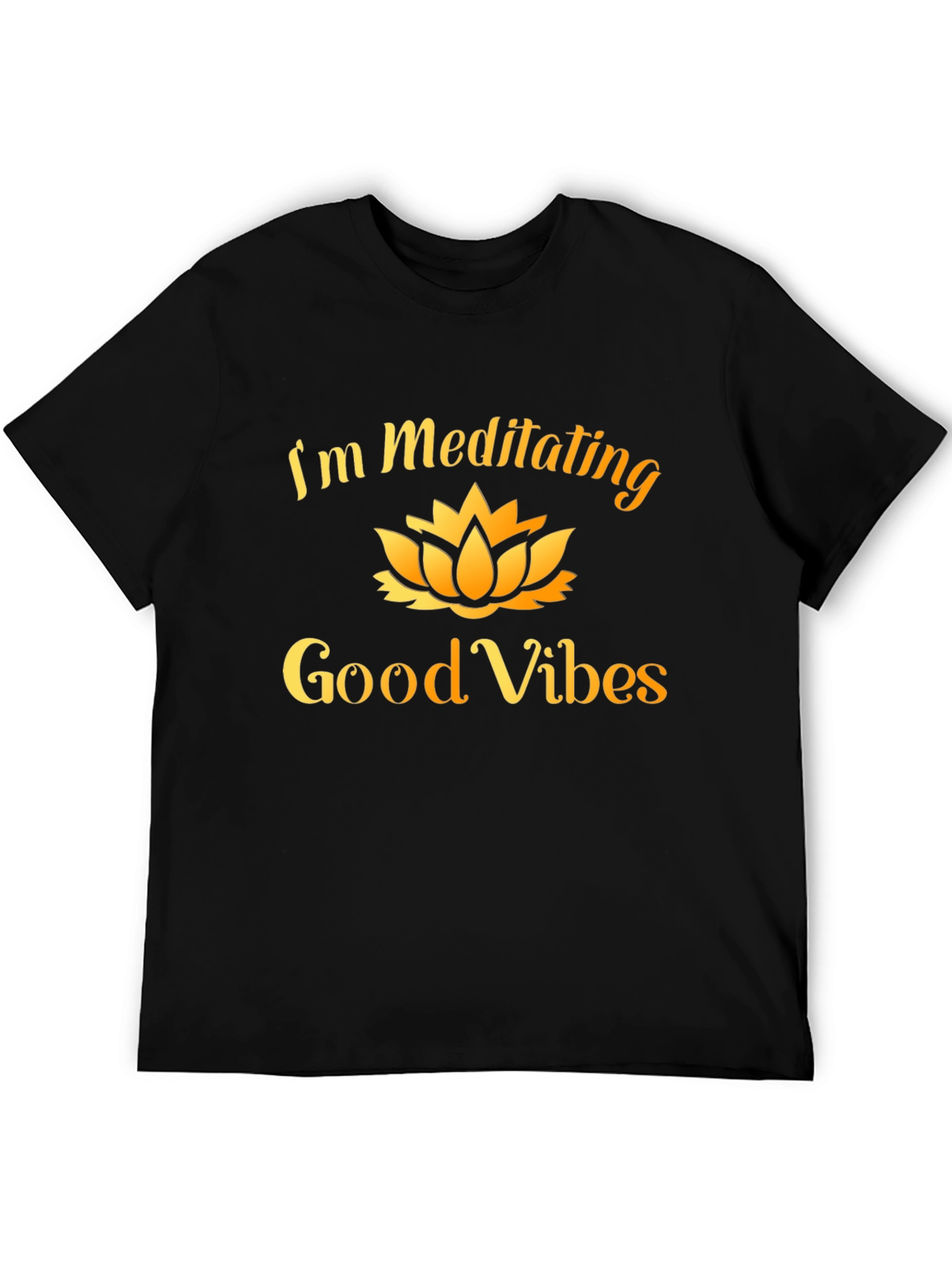 Meditating Good Vibes Graphic Tee