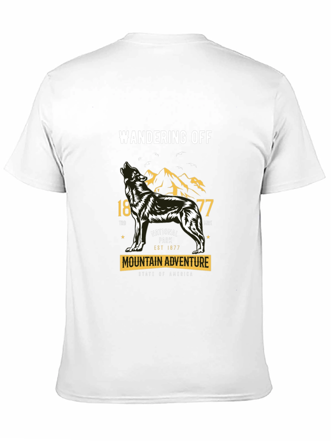 Wandering Off Mountain Adventure Graphic T-Shirt