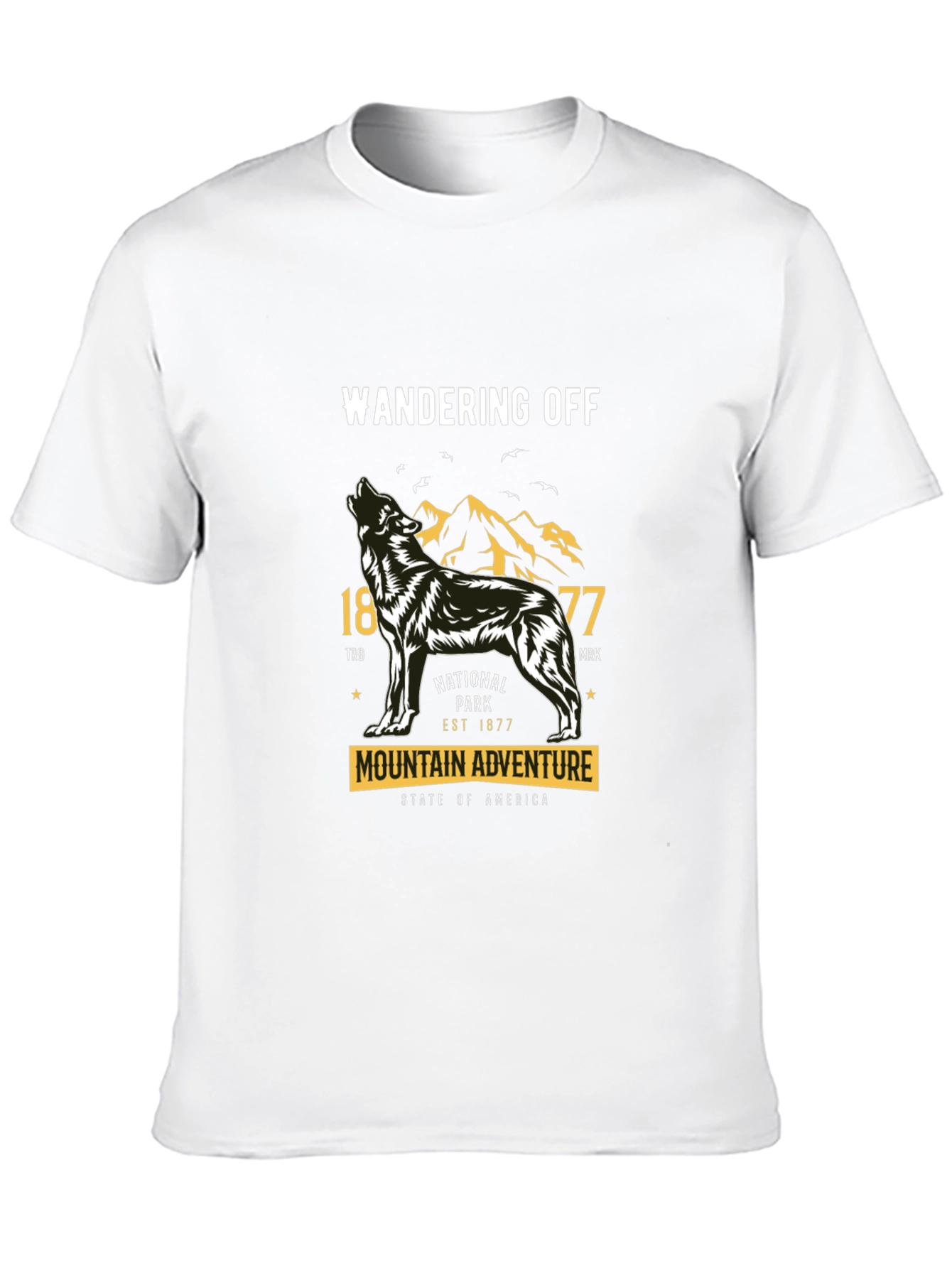 Wandering Off Mountain Adventure Graphic T-Shirt
