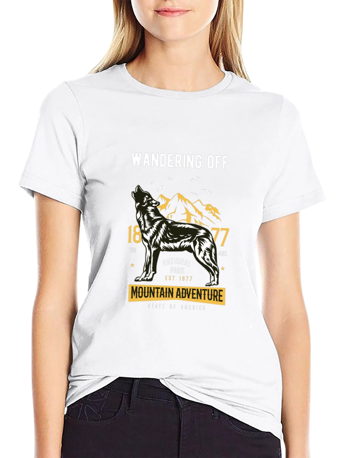 Wandering Off Mountain Adventure Graphic T-Shirt