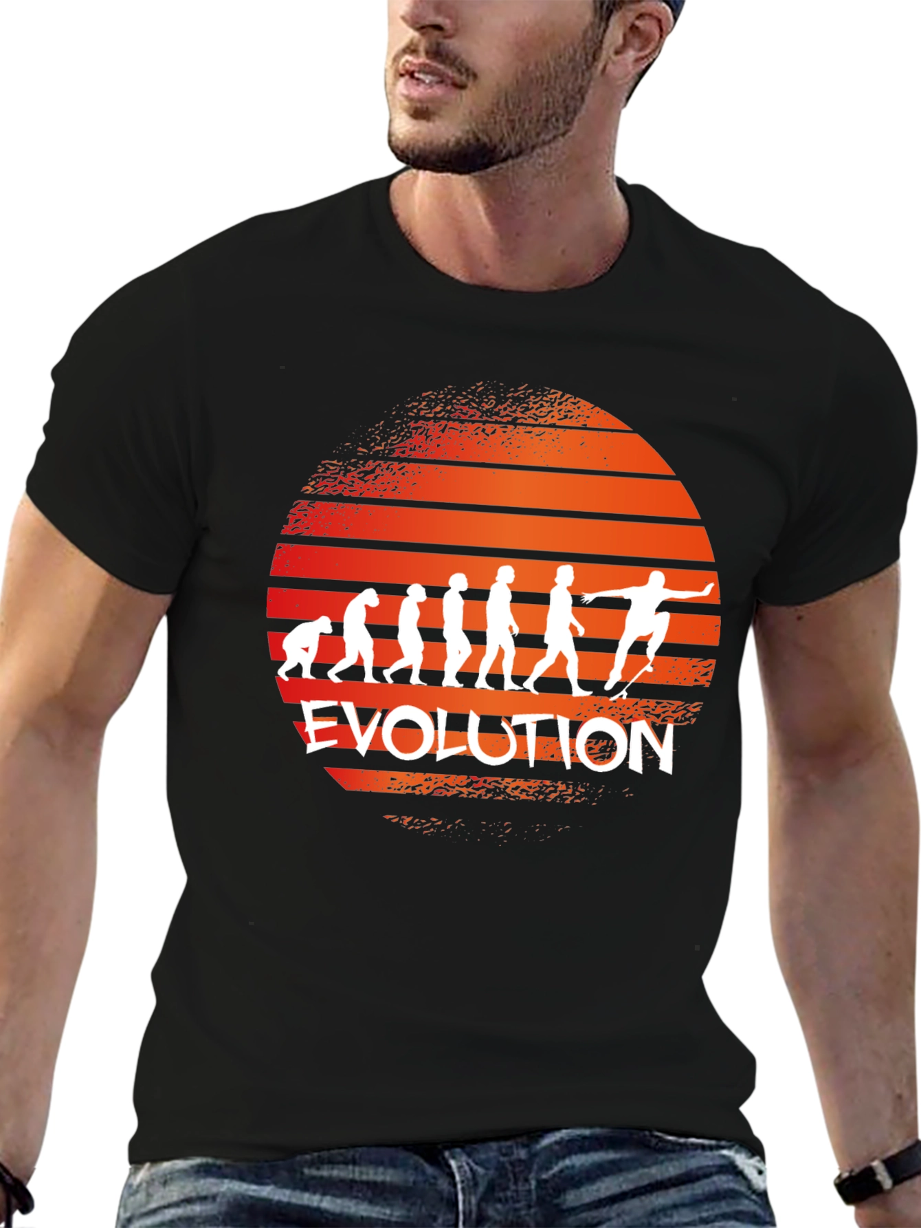 Evolution Skateboarder Graphic T-Shirt