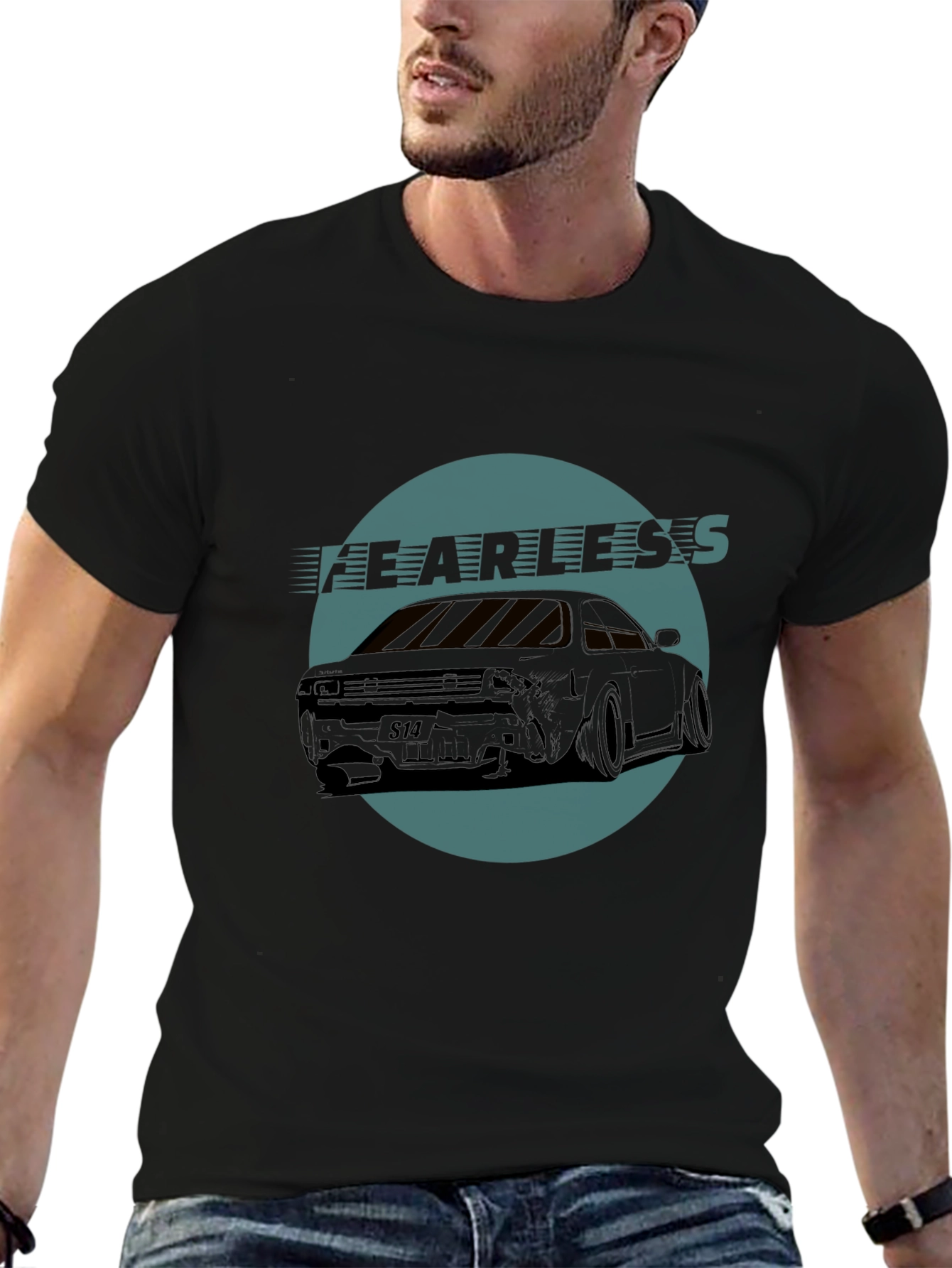 Fearless Car Graphic T-Shirt