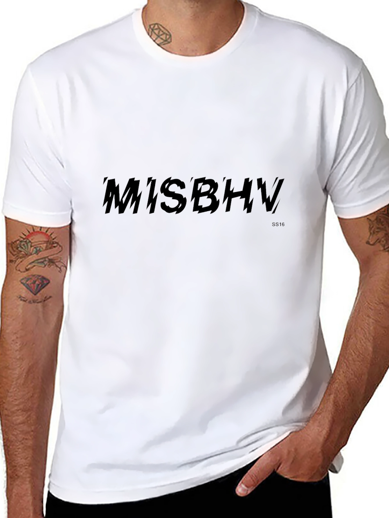 MISBHV Black Graphic Tee