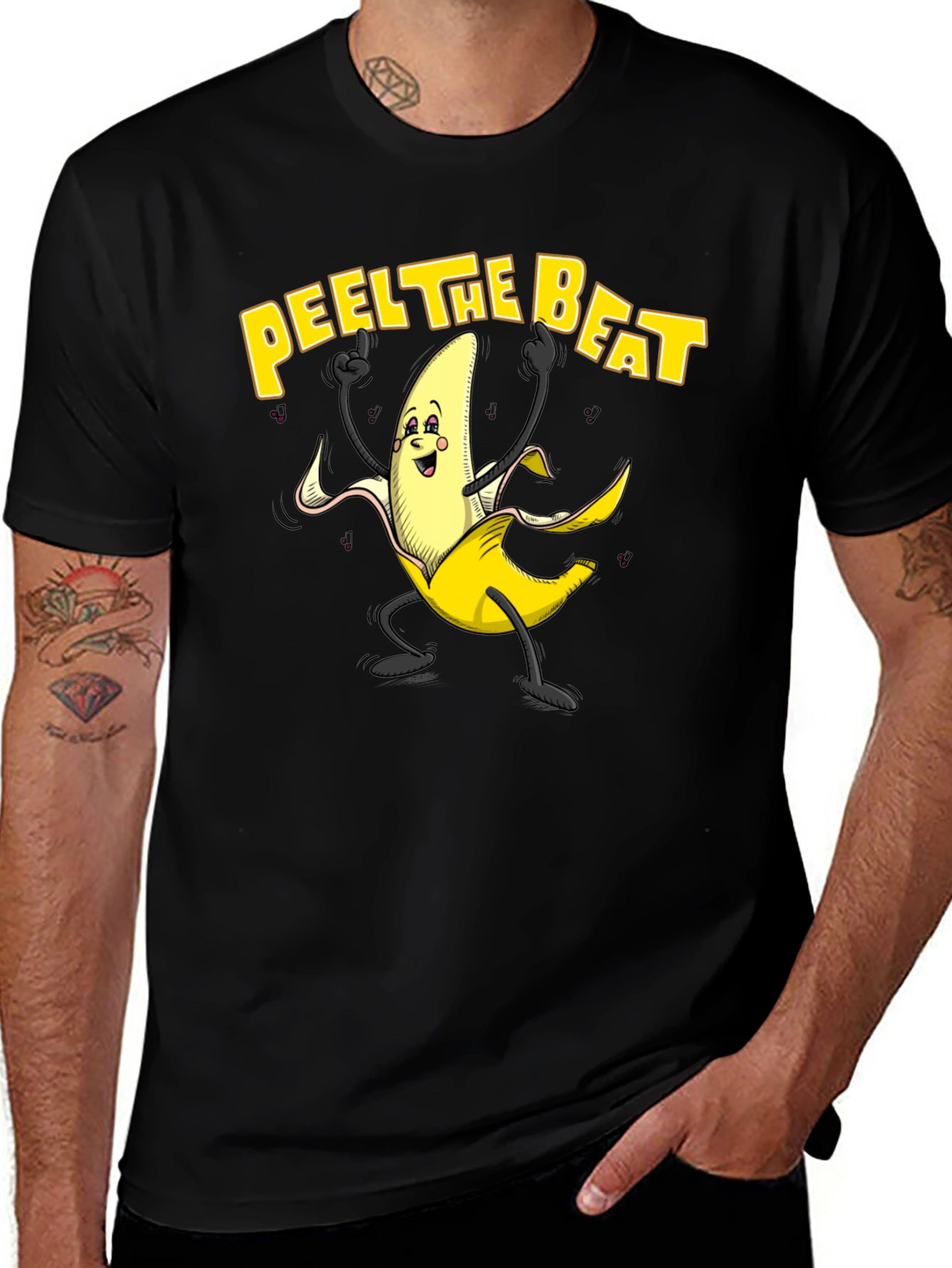 Peel The Beat Banana Graphic T-Shirt