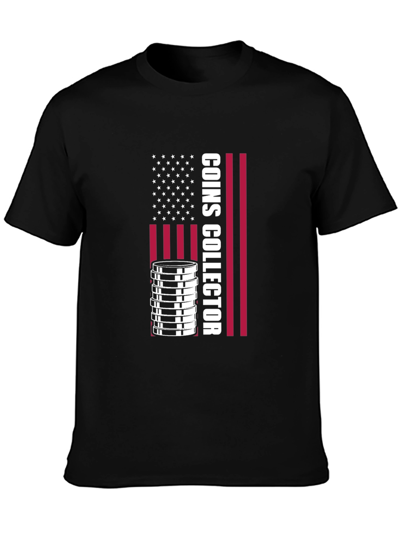 Coin Collector USA Flag T-Shirt