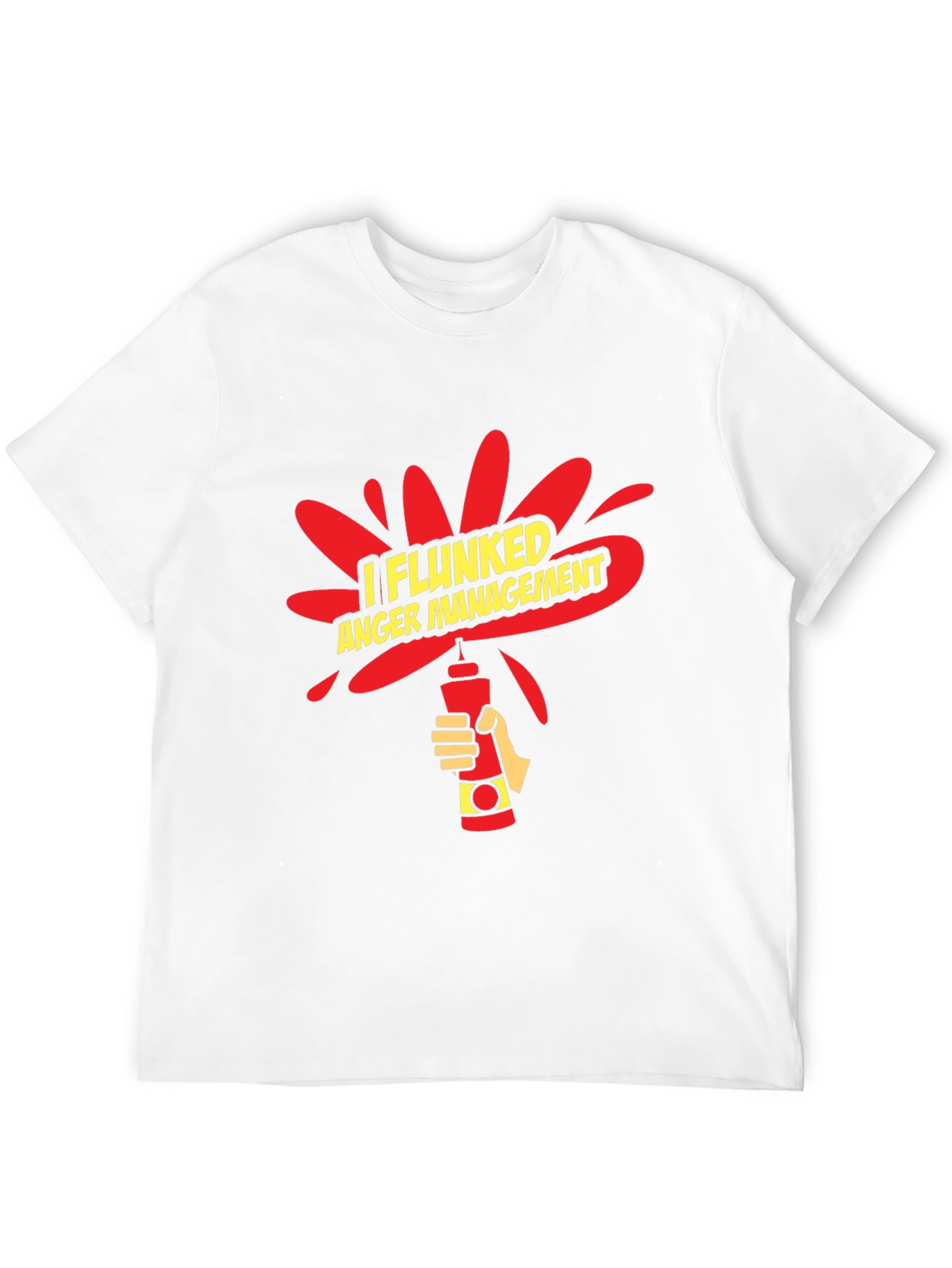 I Flunked Anger Management Funny Graphic T-Shirt