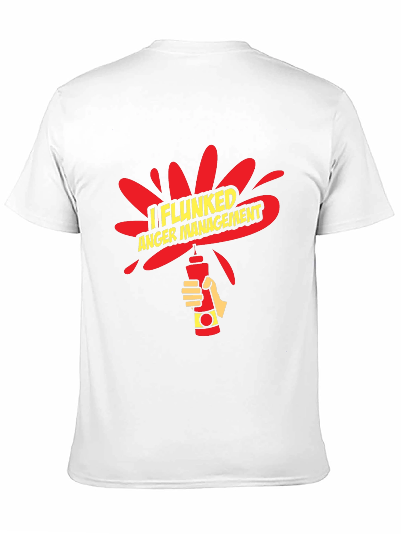 I Flunked Anger Management Funny Graphic T-Shirt