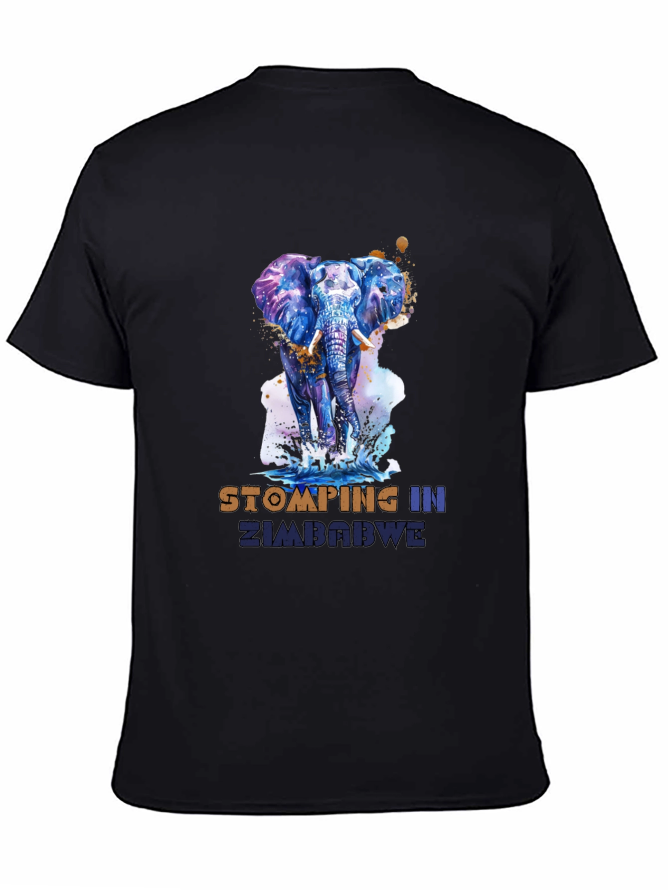 Stomping in Zimbabwe Elephant Graphic Tee
