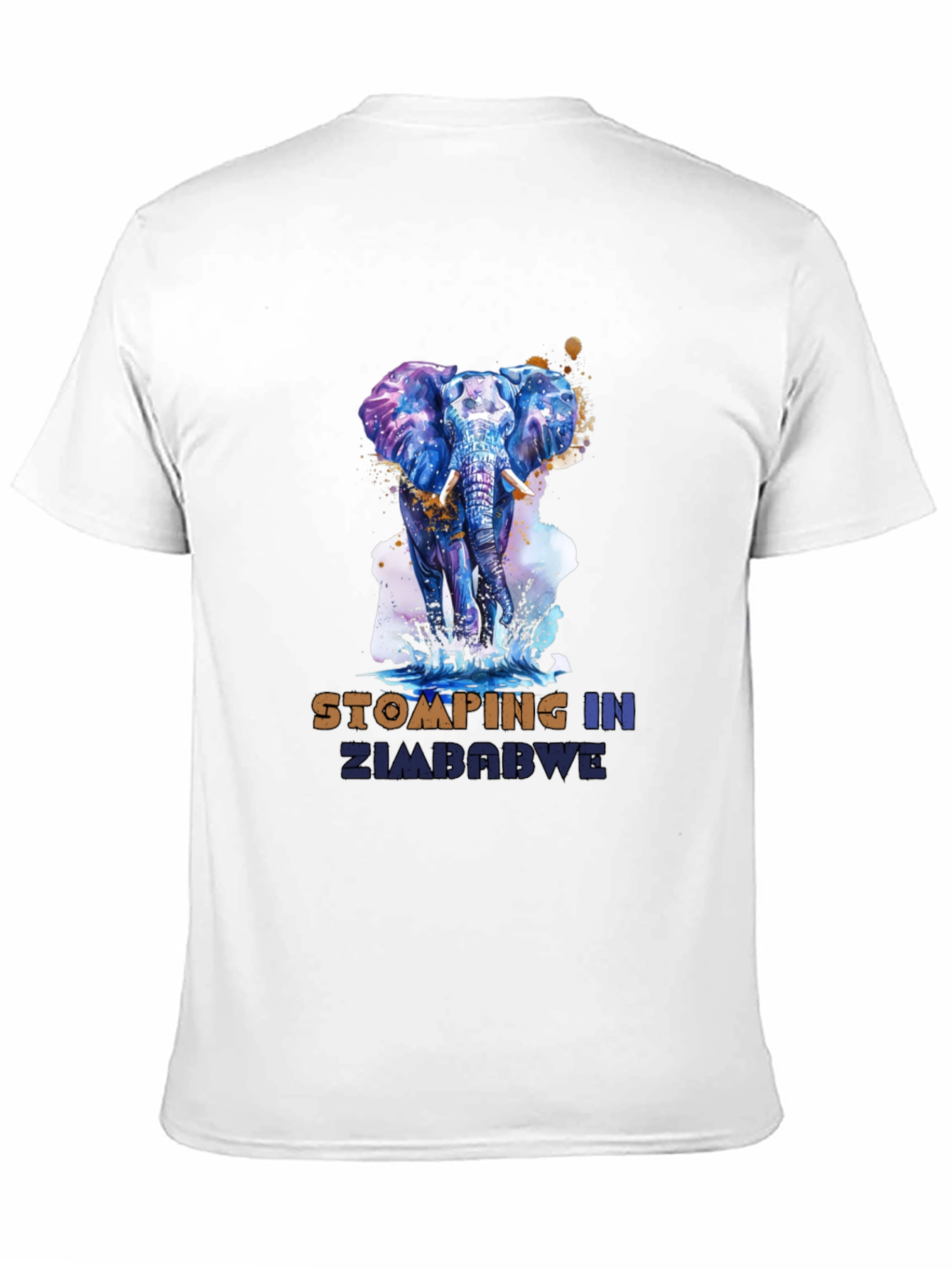 Stomping in Zimbabwe Elephant Graphic Tee