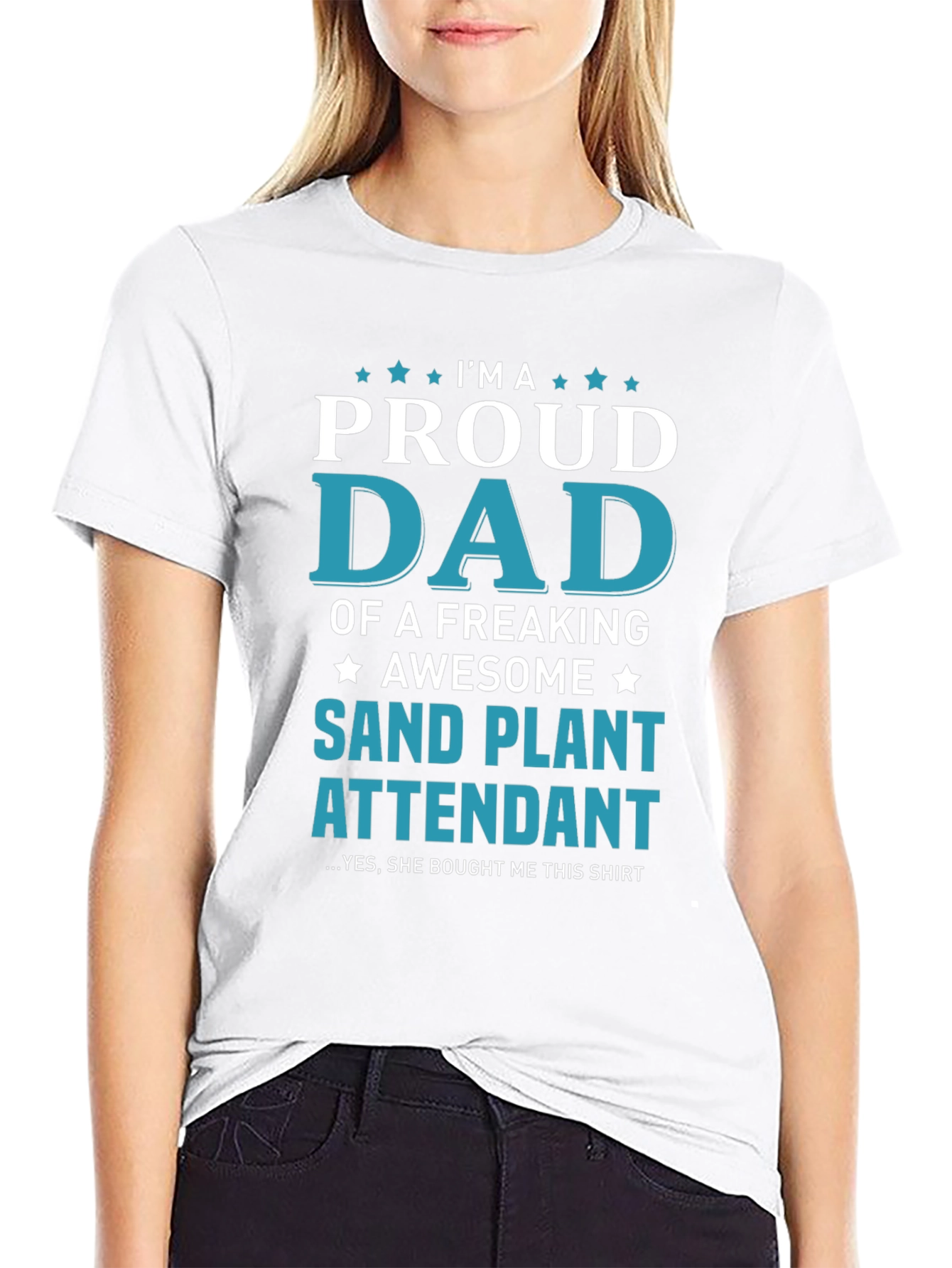 Proud Dad Sand Plant Attendant Graphic Tee