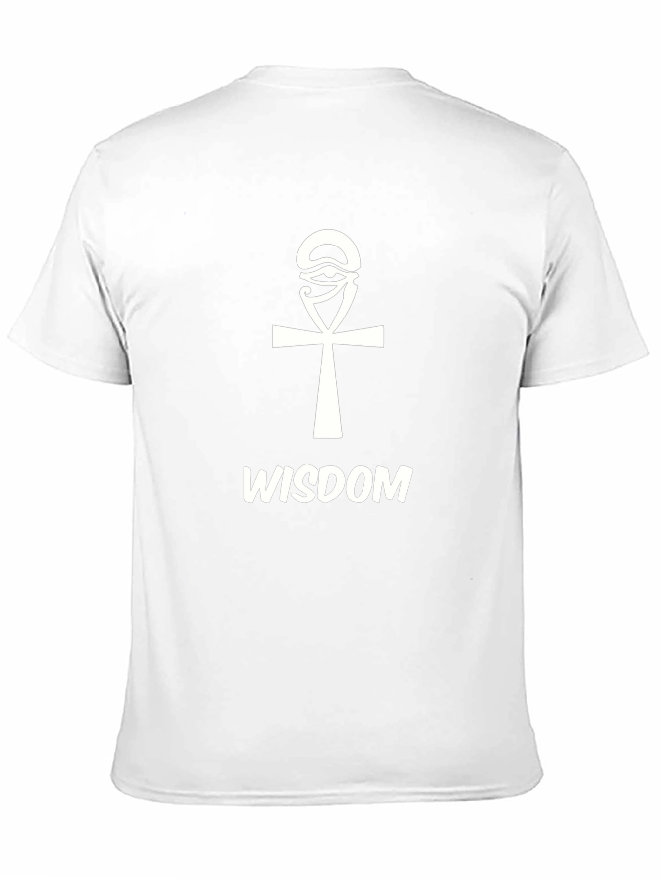 Wisdom Ankh Graphic T-Shirt - Stylish Egyptian Symbol Tee