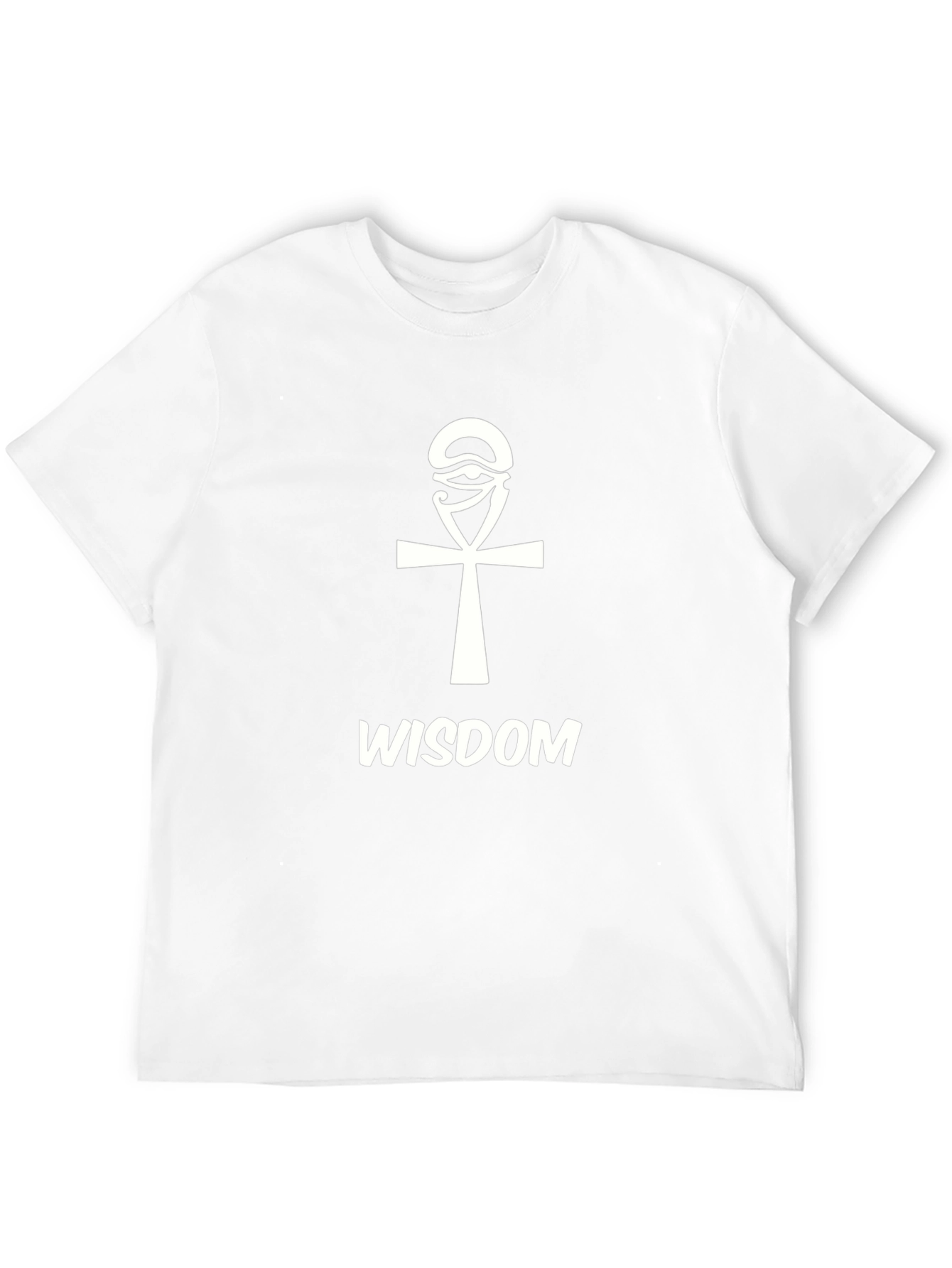 Wisdom Ankh Graphic T-Shirt - Stylish Egyptian Symbol Tee