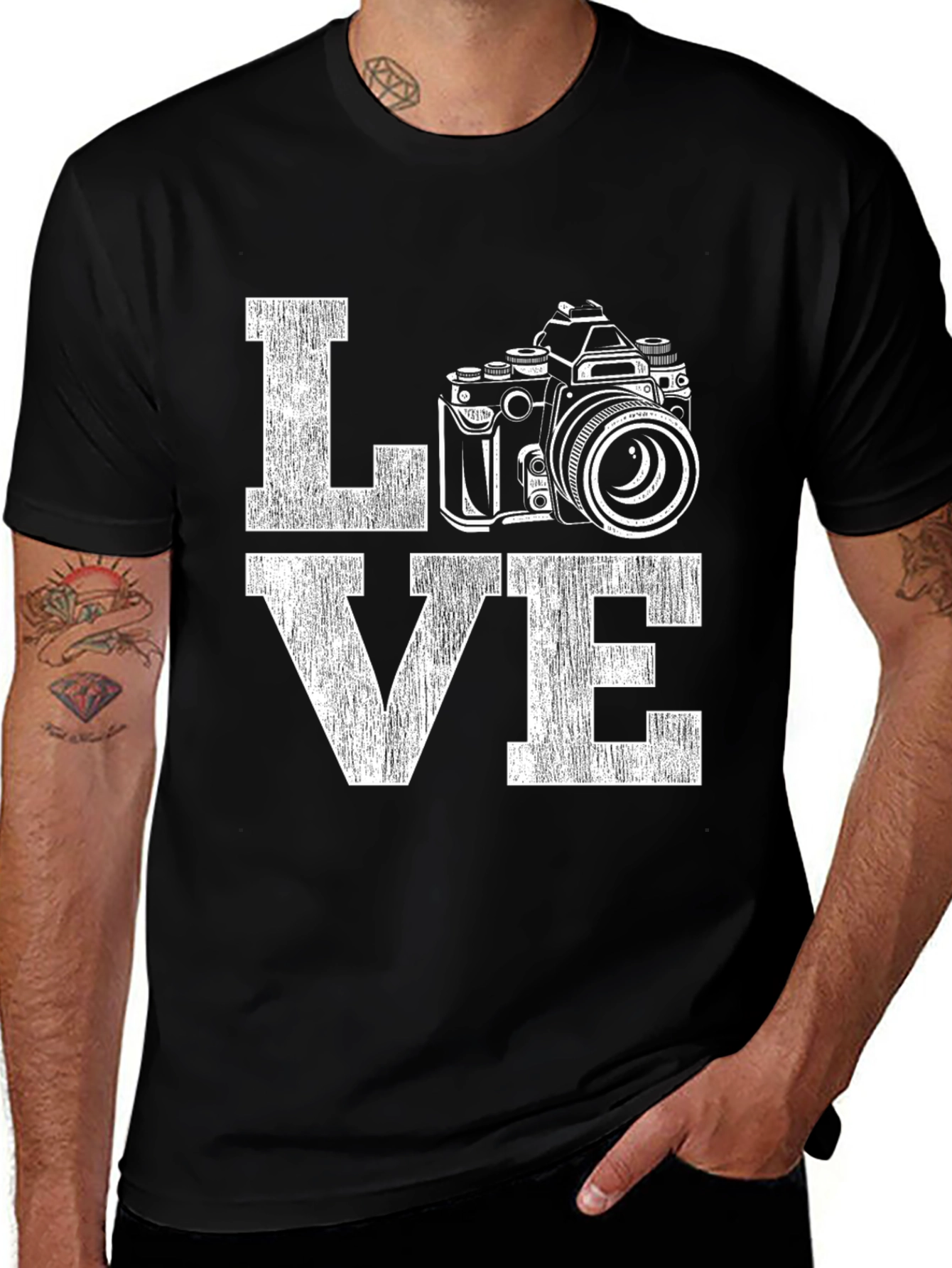 Love Photography Black T-Shirt