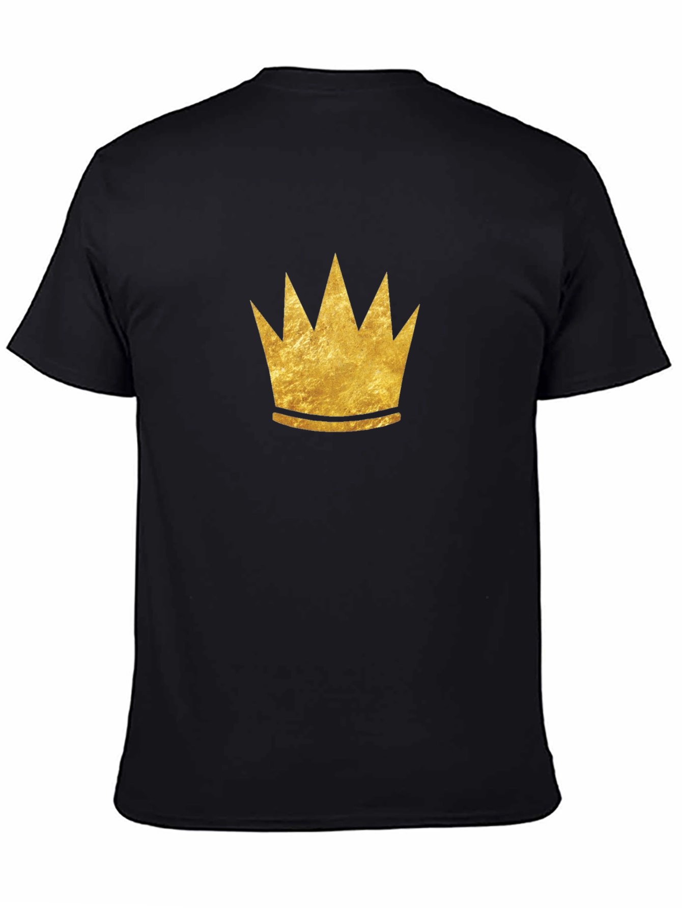 Golden Crown Graphic T-Shirt - Stylish Mens Tee
