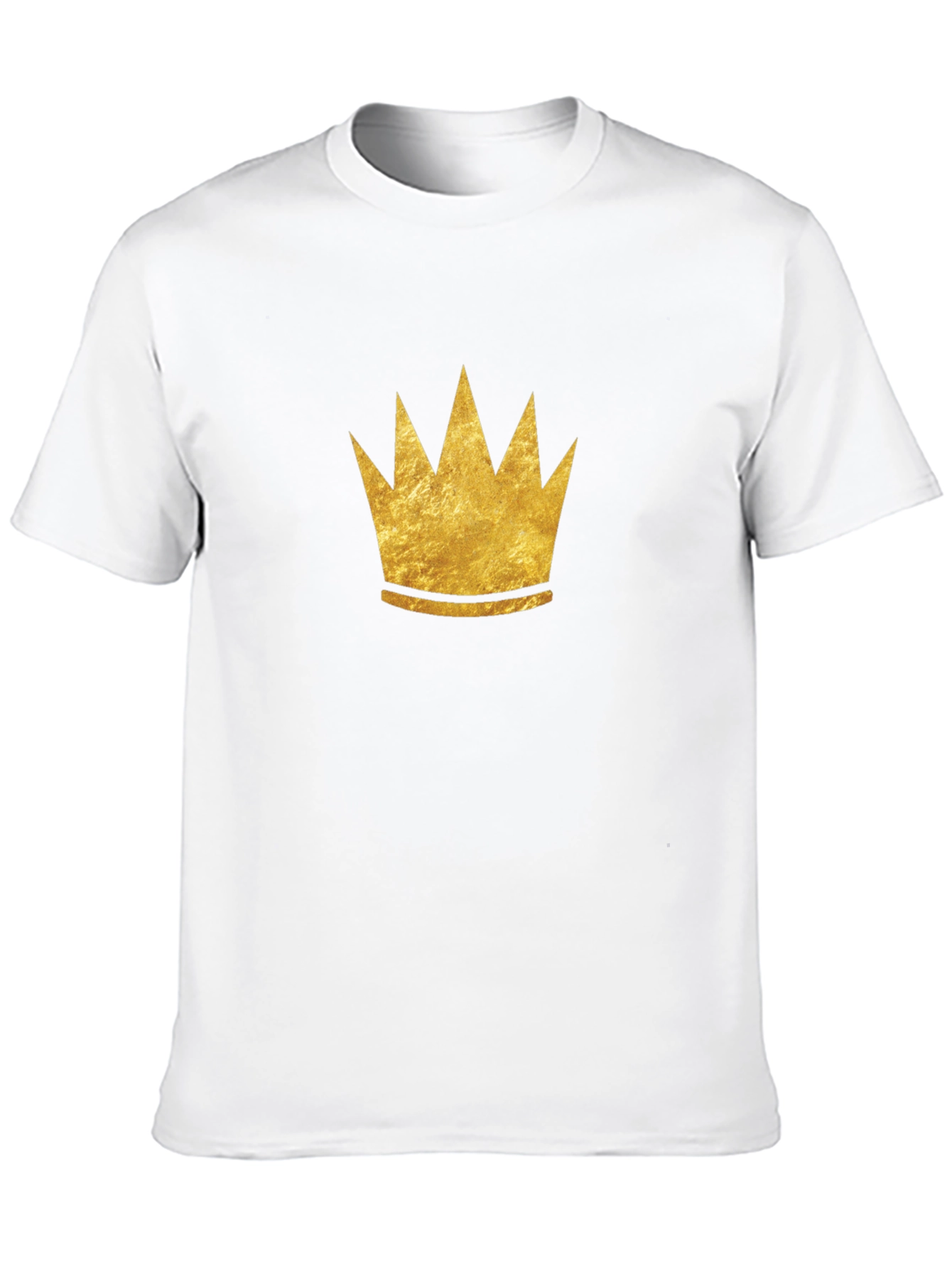 Golden Crown Graphic T-Shirt - Stylish Mens Tee