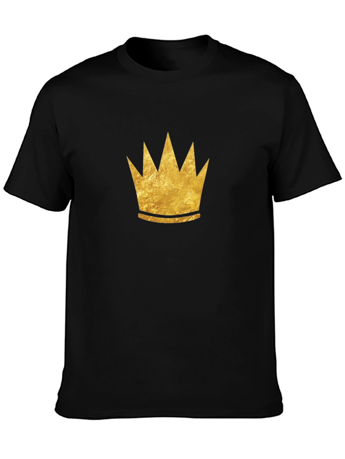 Golden Crown Graphic T-Shirt - Stylish Mens Tee