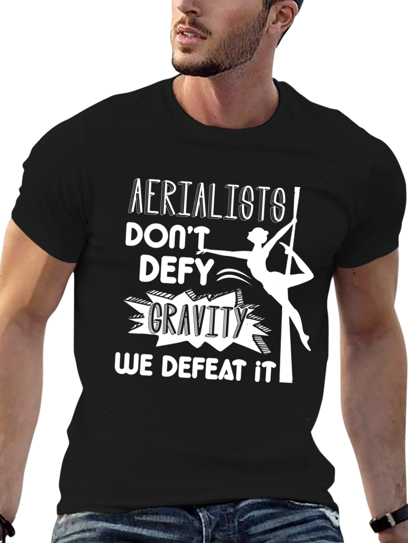 Aerialists Defy Gravity T-Shirt - Black
