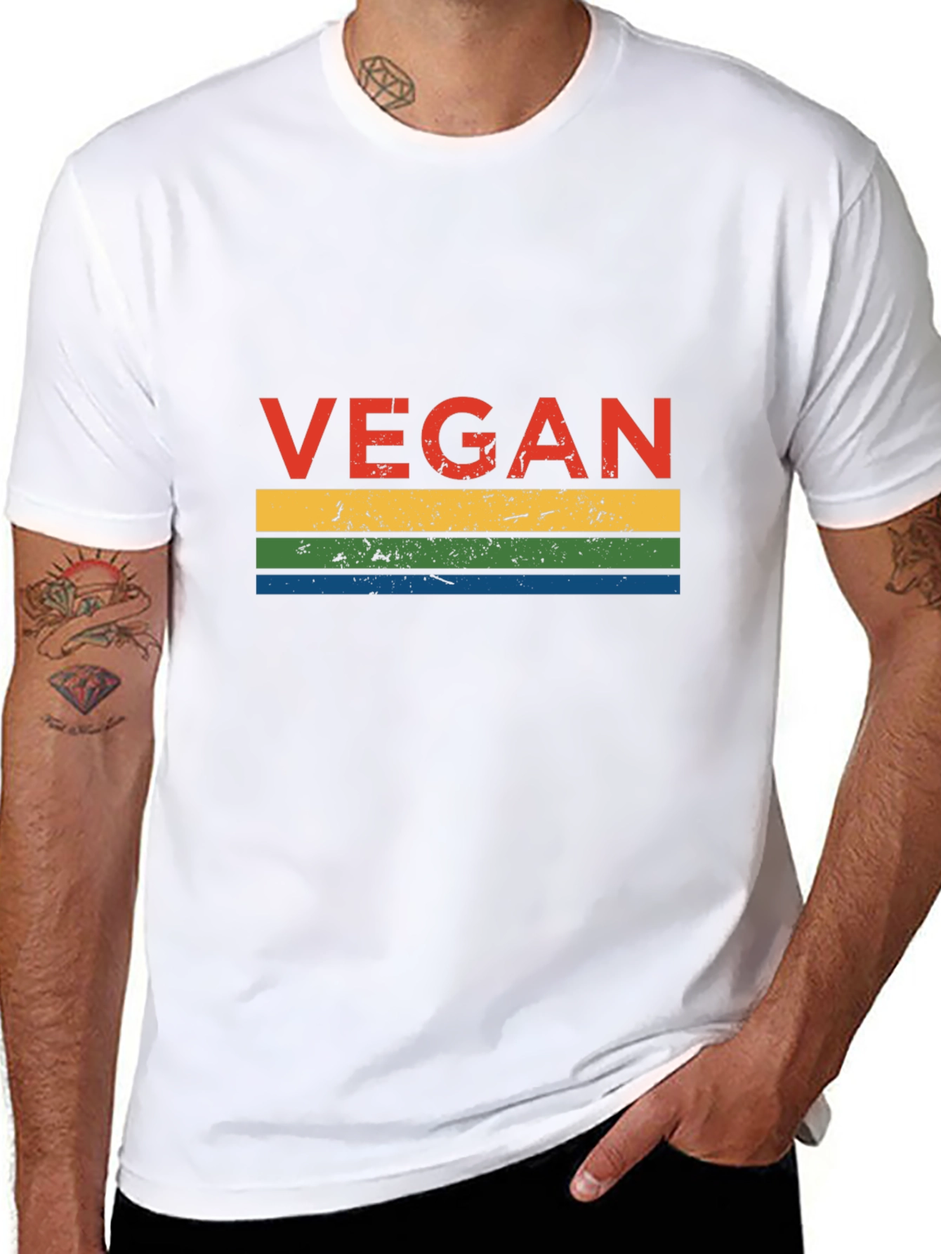 Vegan Pride T-Shirt - Retro Style