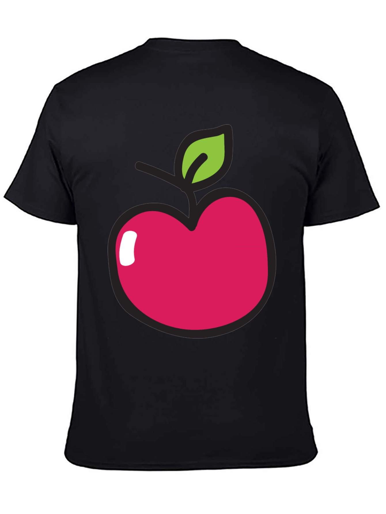 Apple Graphic Tee - Casual Comfort
