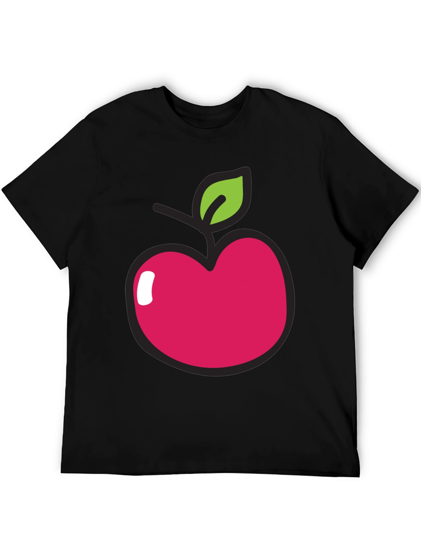 Apple Graphic Tee - Casual Comfort