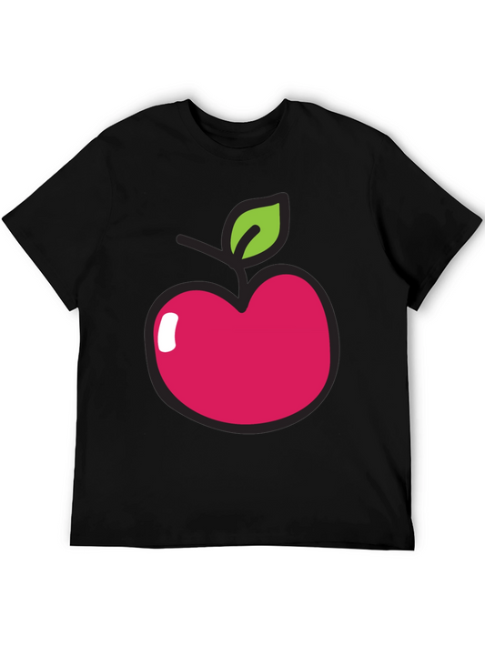 Apple Graphic Tee - Casual Comfort