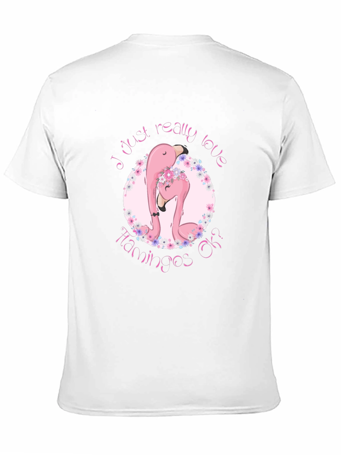 Flamingo Lover Black T-Shirt
