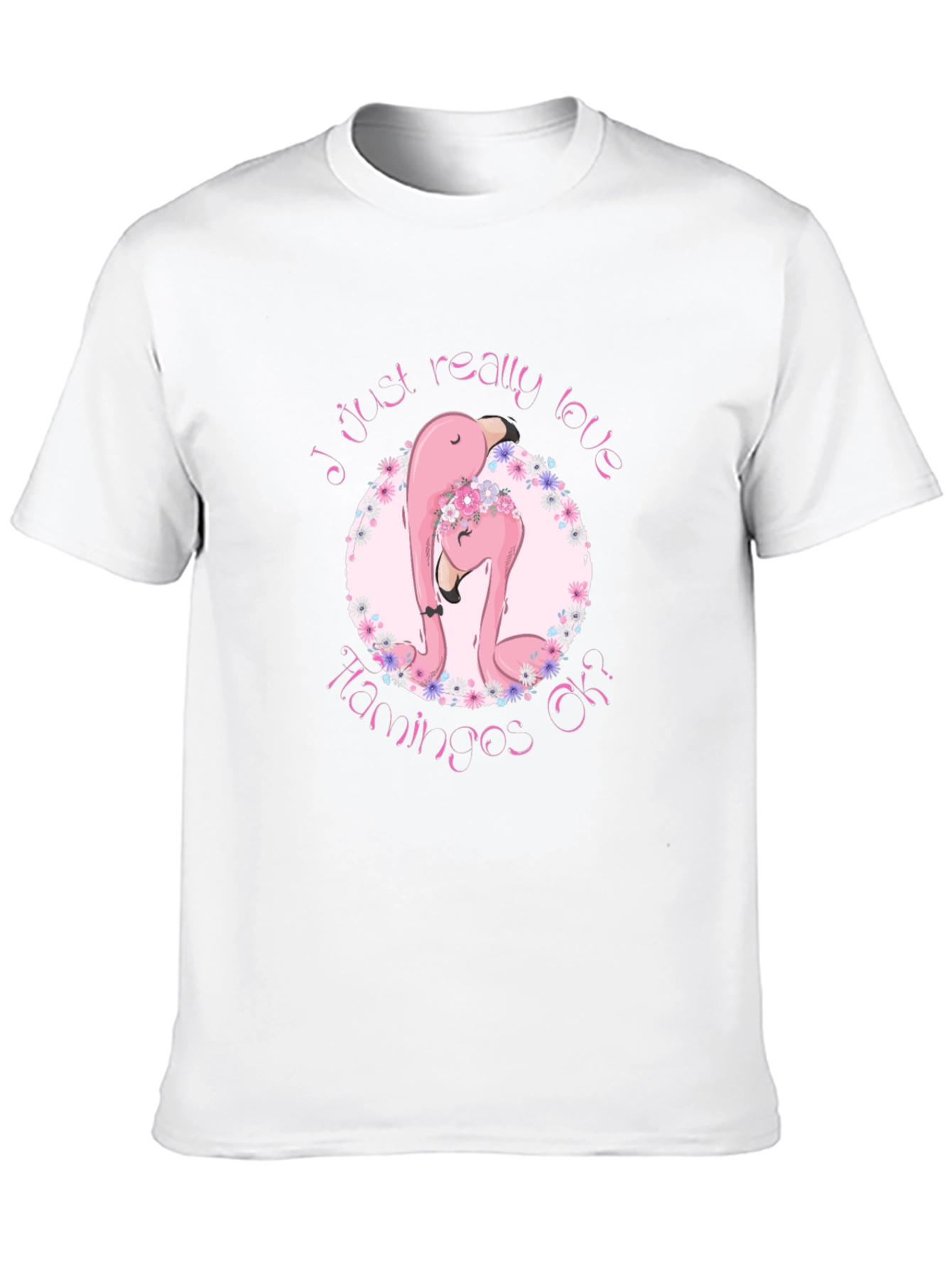Flamingo Lover Black T-Shirt