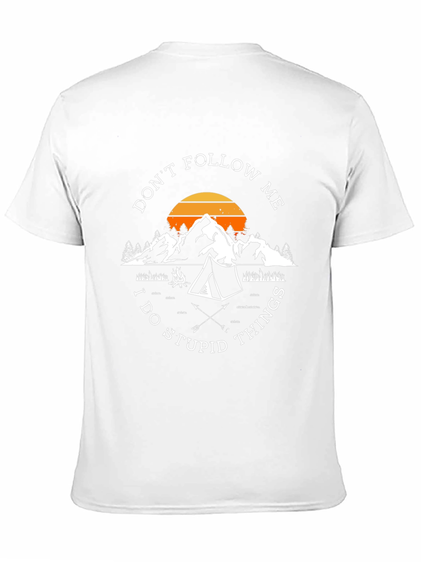 Dont Follow Me Camping Graphic Tee