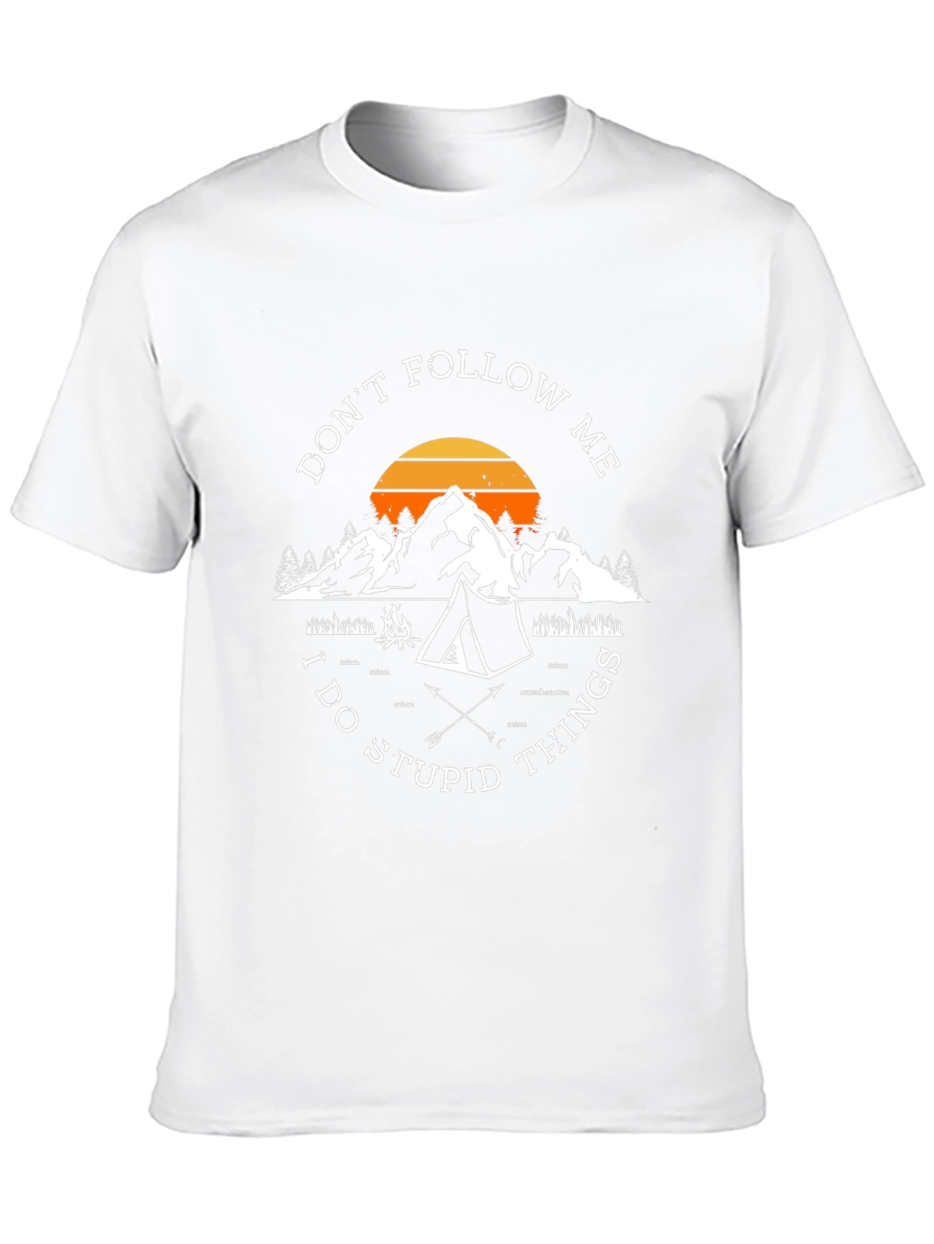Dont Follow Me Camping Graphic Tee