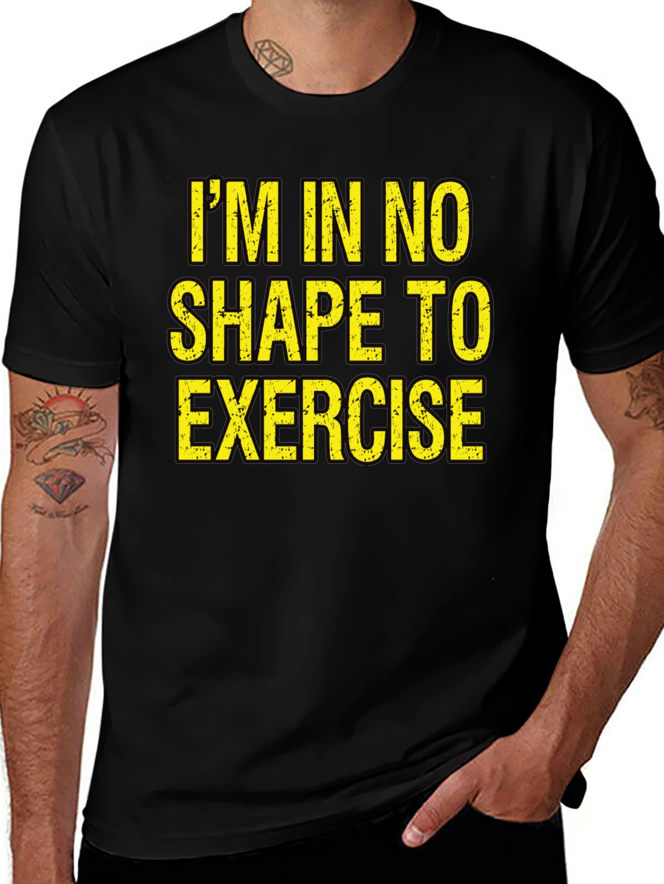 Im In No Shape To Exercise T-Shirt