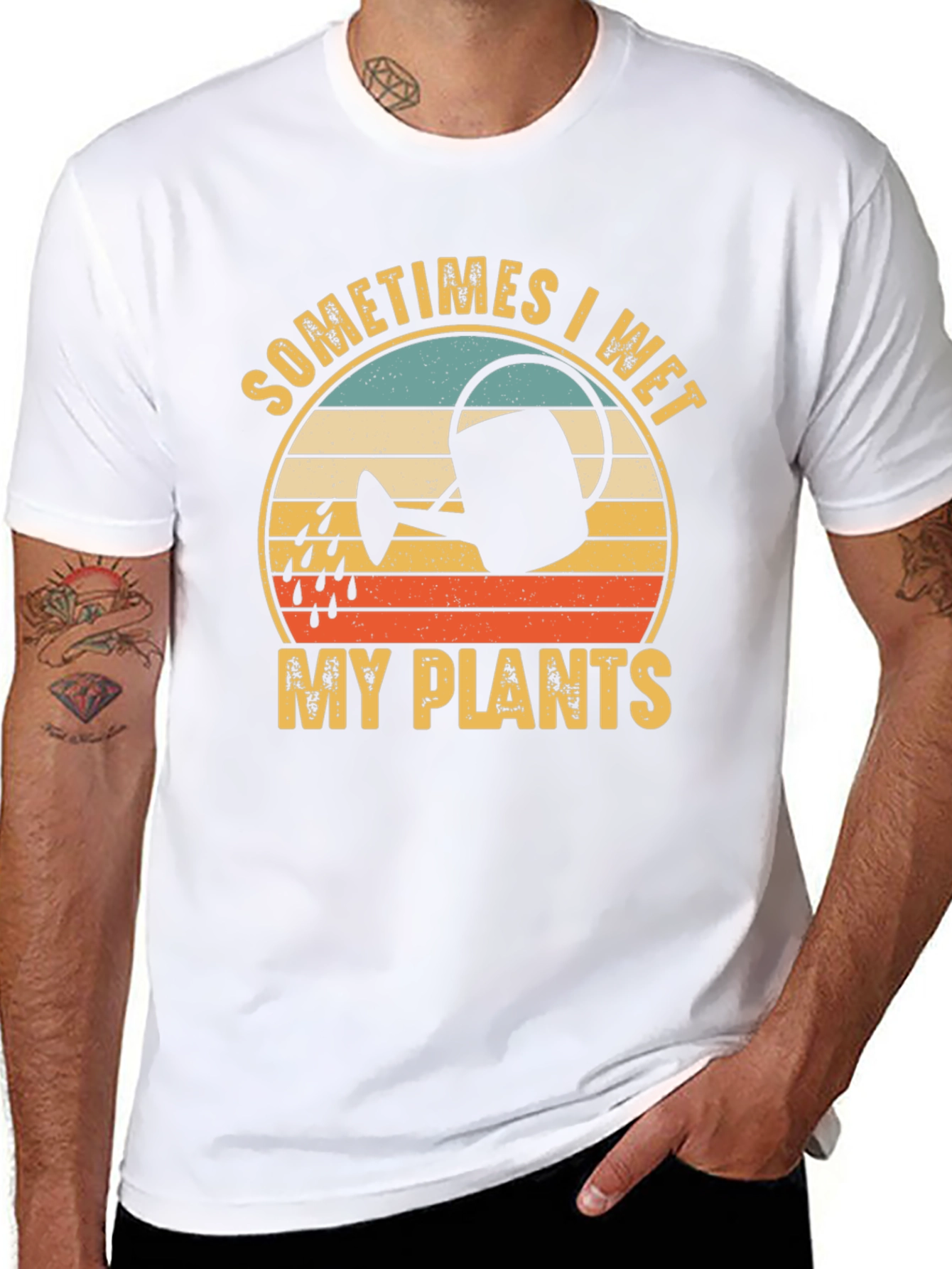 Sometimes I Wet My Plants T-Shirt - Gardener Gift