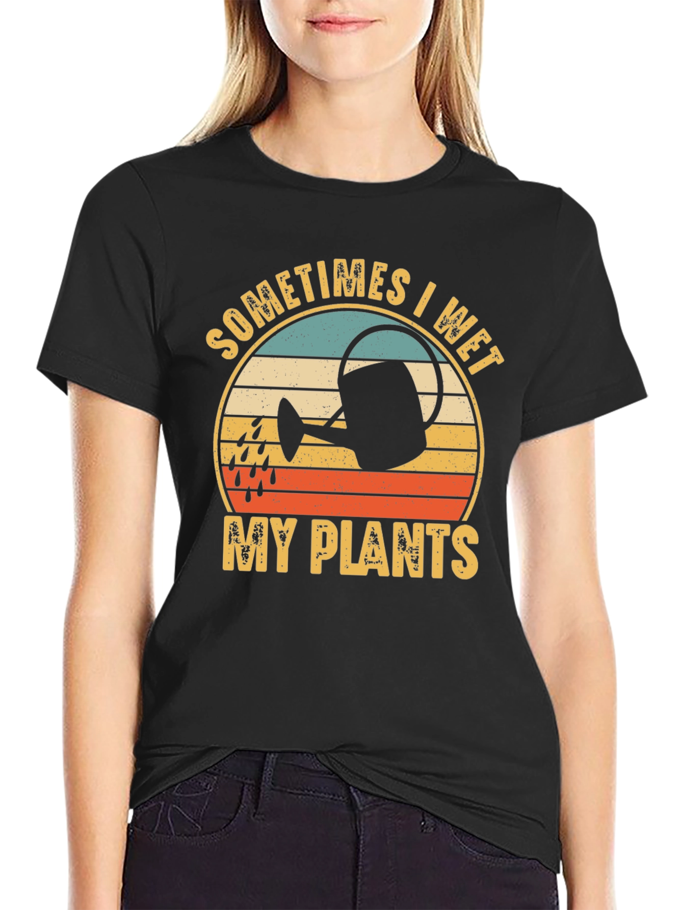 Sometimes I Wet My Plants T-Shirt - Gardener Gift