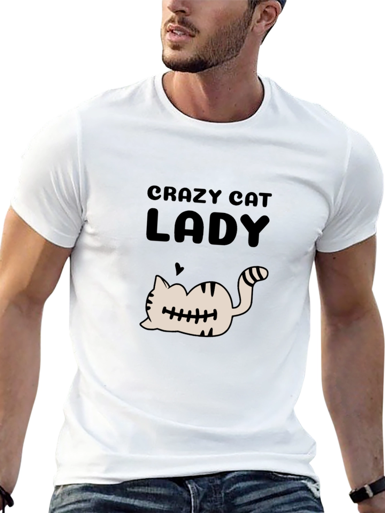 Crazy Cat Lady T-Shirt - Black