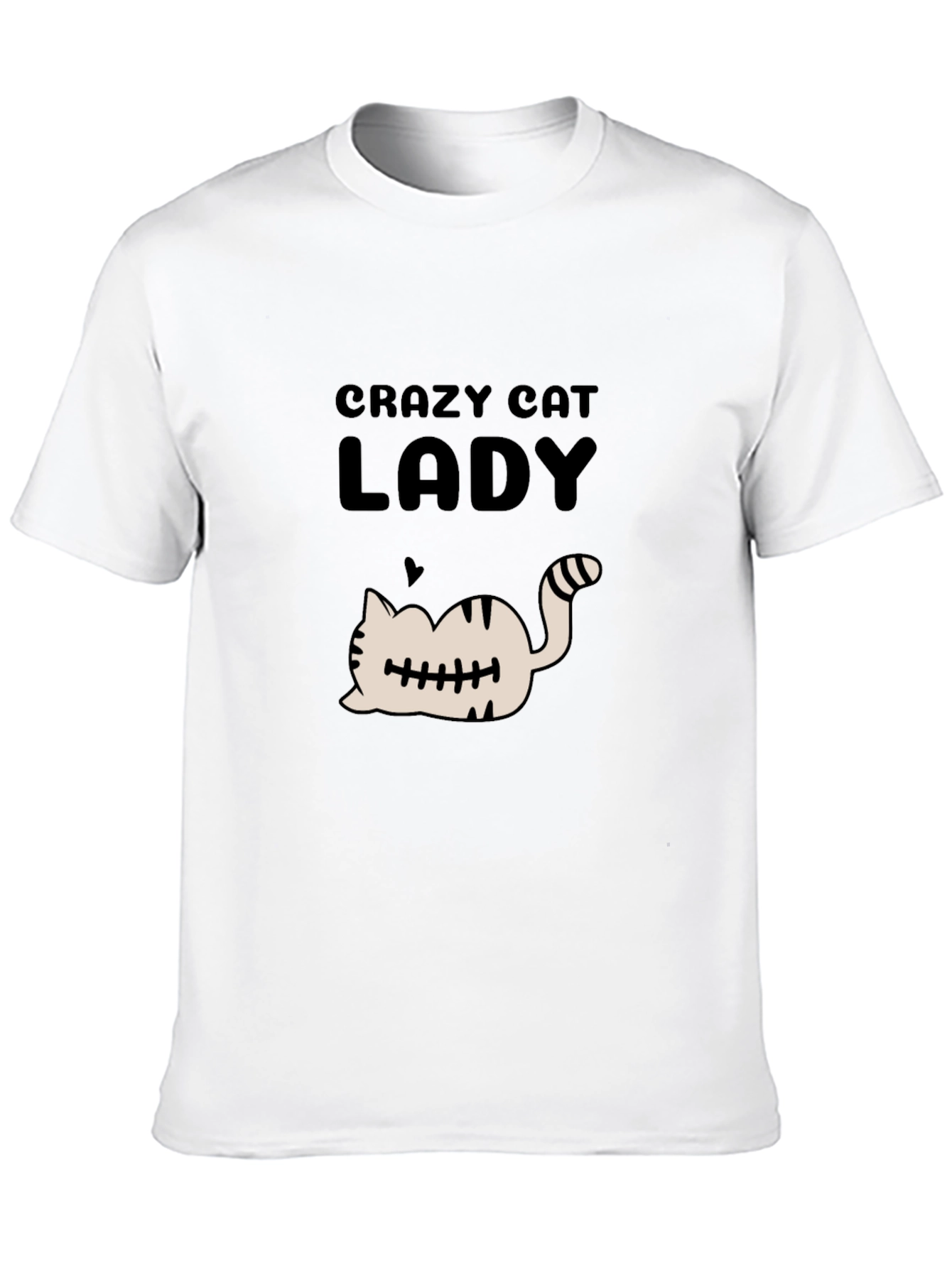 Crazy Cat Lady T-Shirt - Black