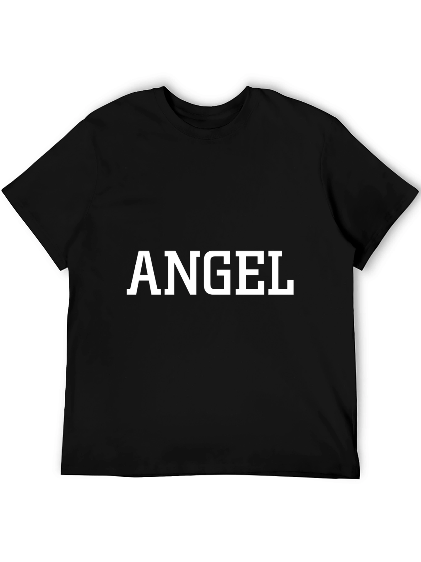 Angel Graphic Tee - Classic Black T-Shirt